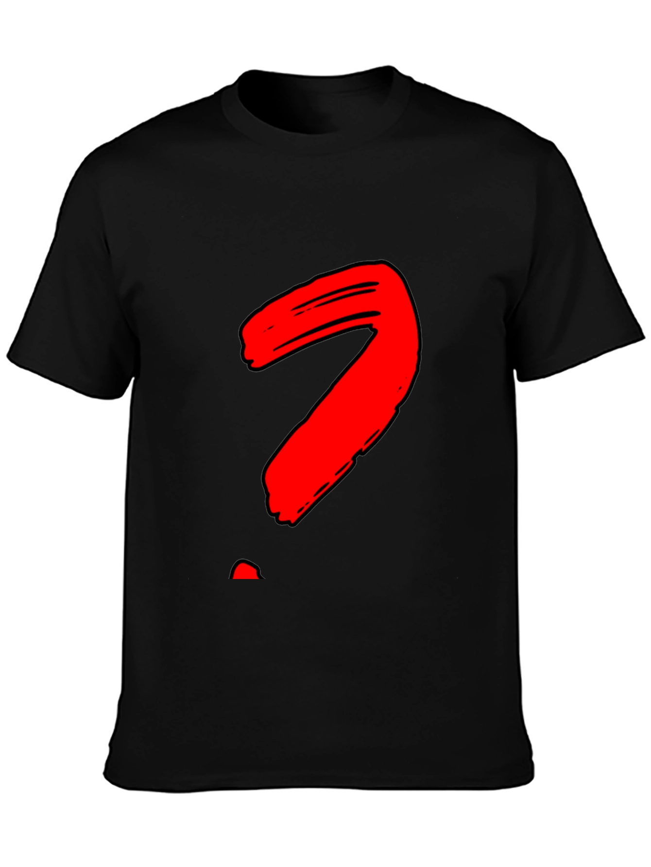 Bold Question Mark Graphic T-Shirt