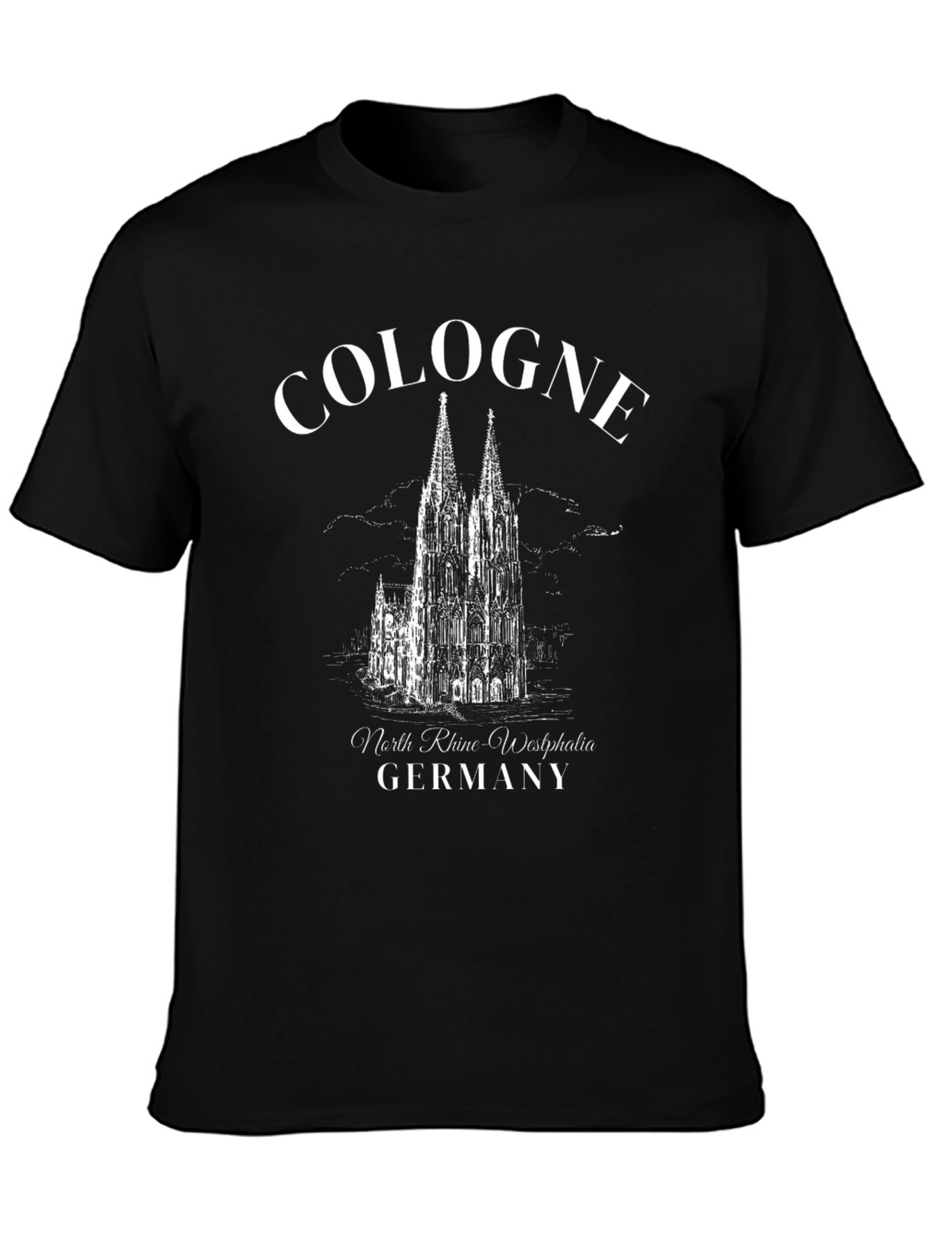 Cologne Germany Black T-Shirt