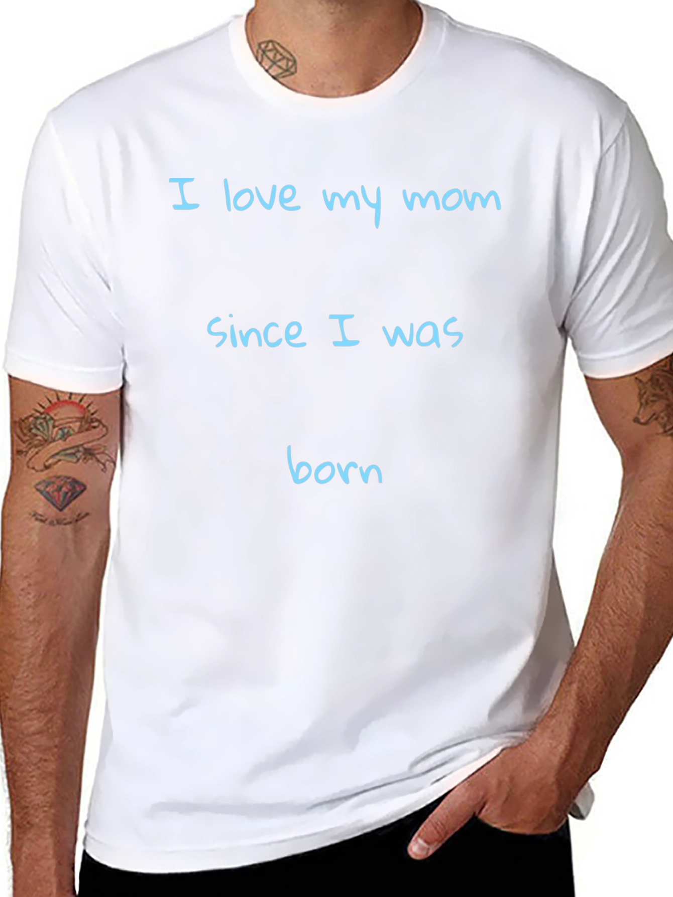 I Love My Mom T-Shirt - Soft Cotton Blend