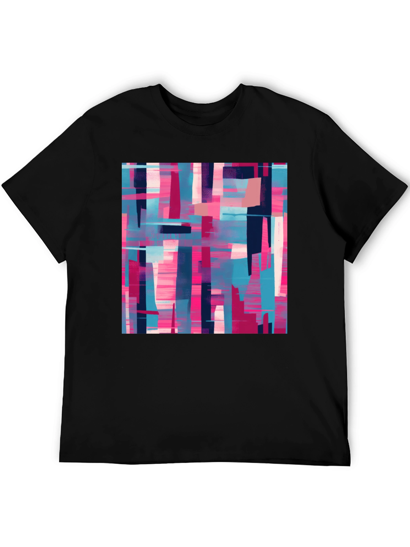 Abstract Geometric Graphic Print Tee