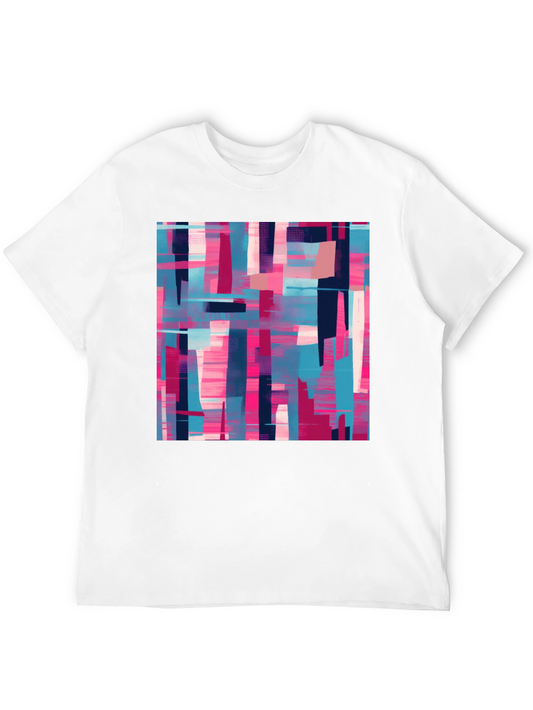 Abstract Geometric Graphic Print Tee