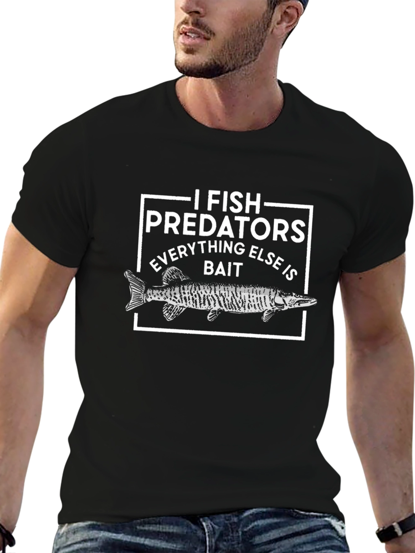 I Fish Predators T-Shirt: Fishing Graphic Tee