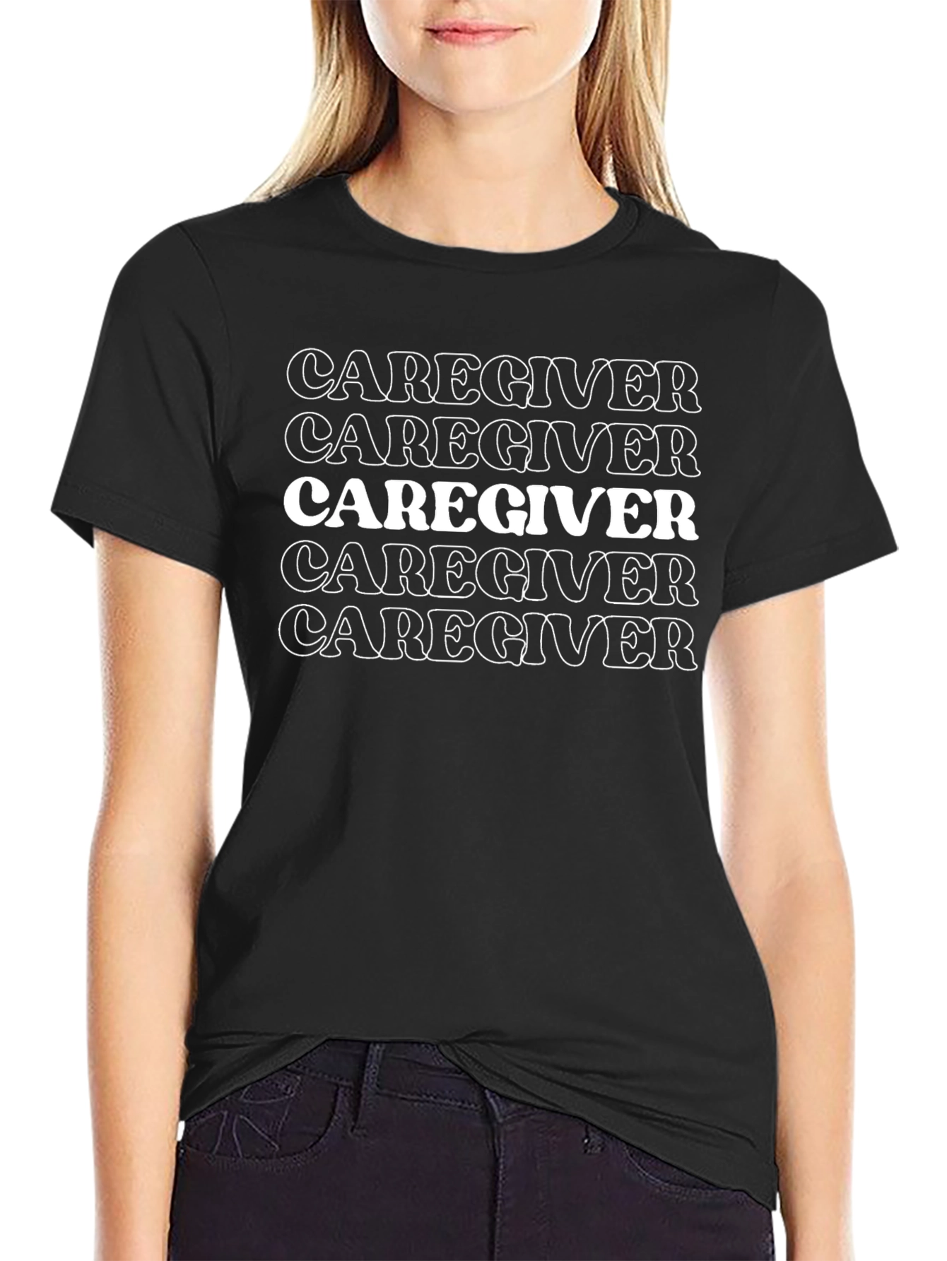 Caregiver Graphic Tee - Support Healthcare Heroes