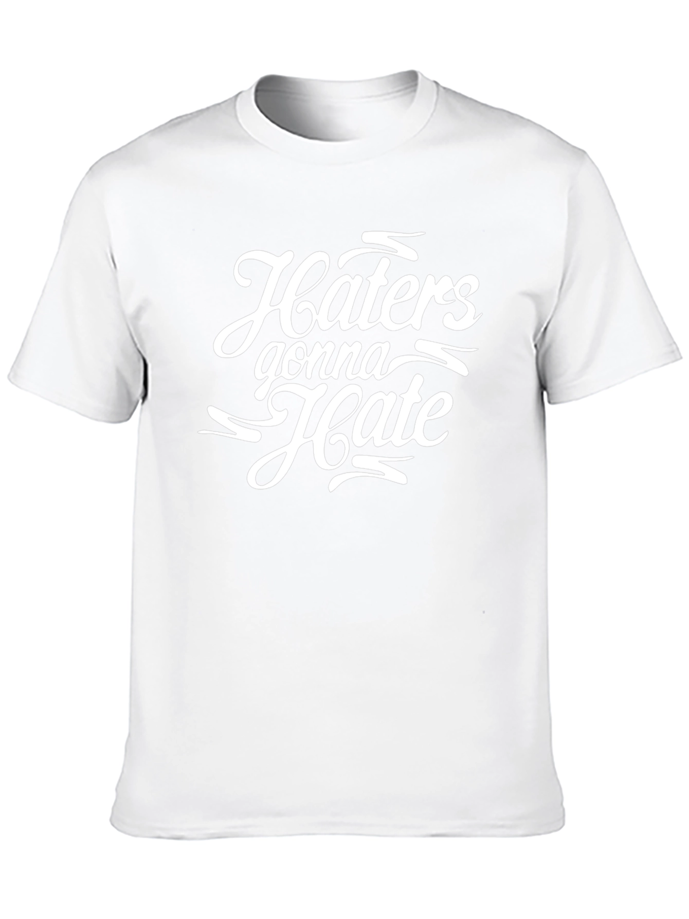 Haters Gonna Hate Graphic Tee - Black
