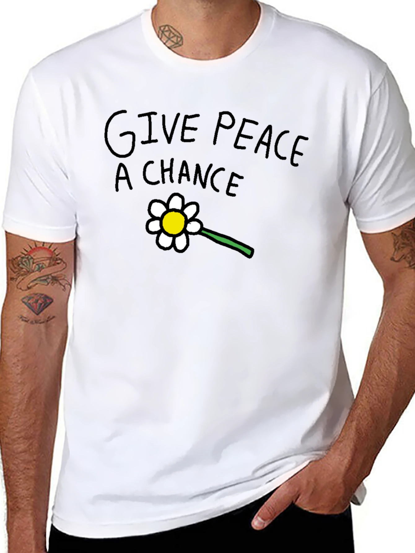 Give Peace A Chance Graphic T-Shirt