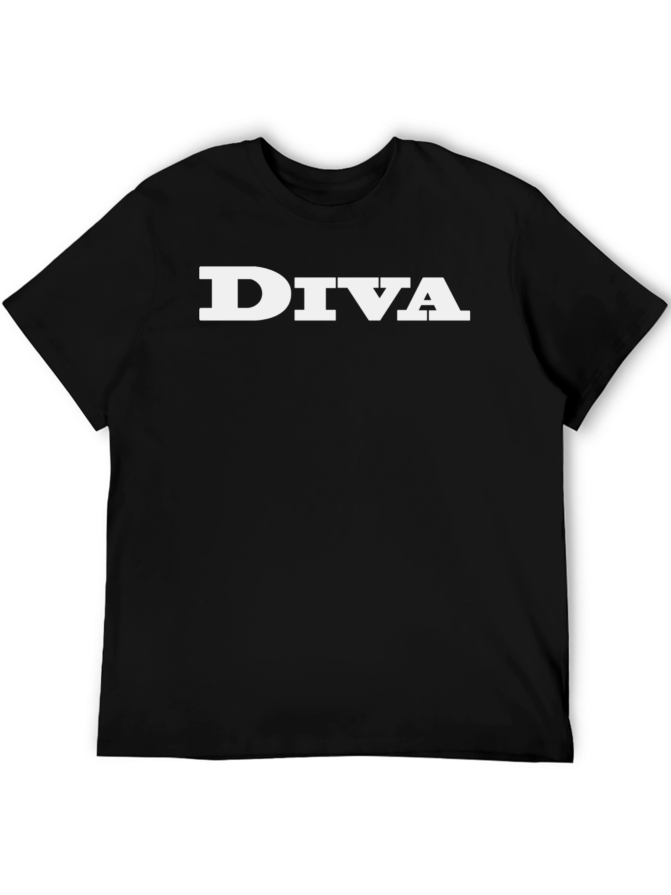 Diva Graphic Tee - Mens Black T-Shirt