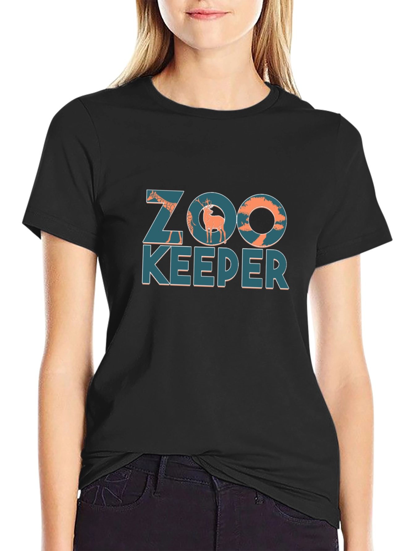 Zoo Keeper Graphic T-Shirt - Mens Black Tee