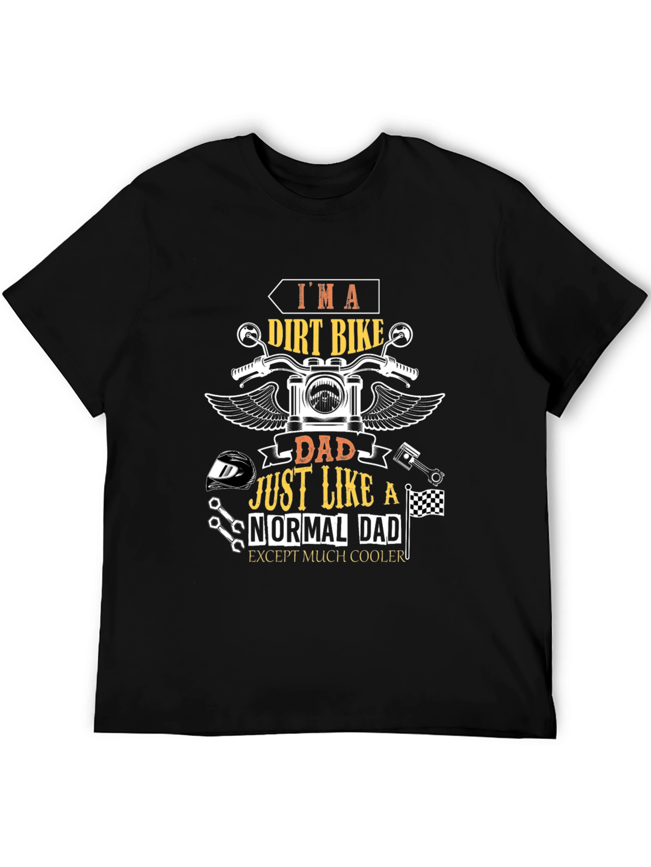 Dirt Bike Dad T-Shirt - Cool Dad Edition