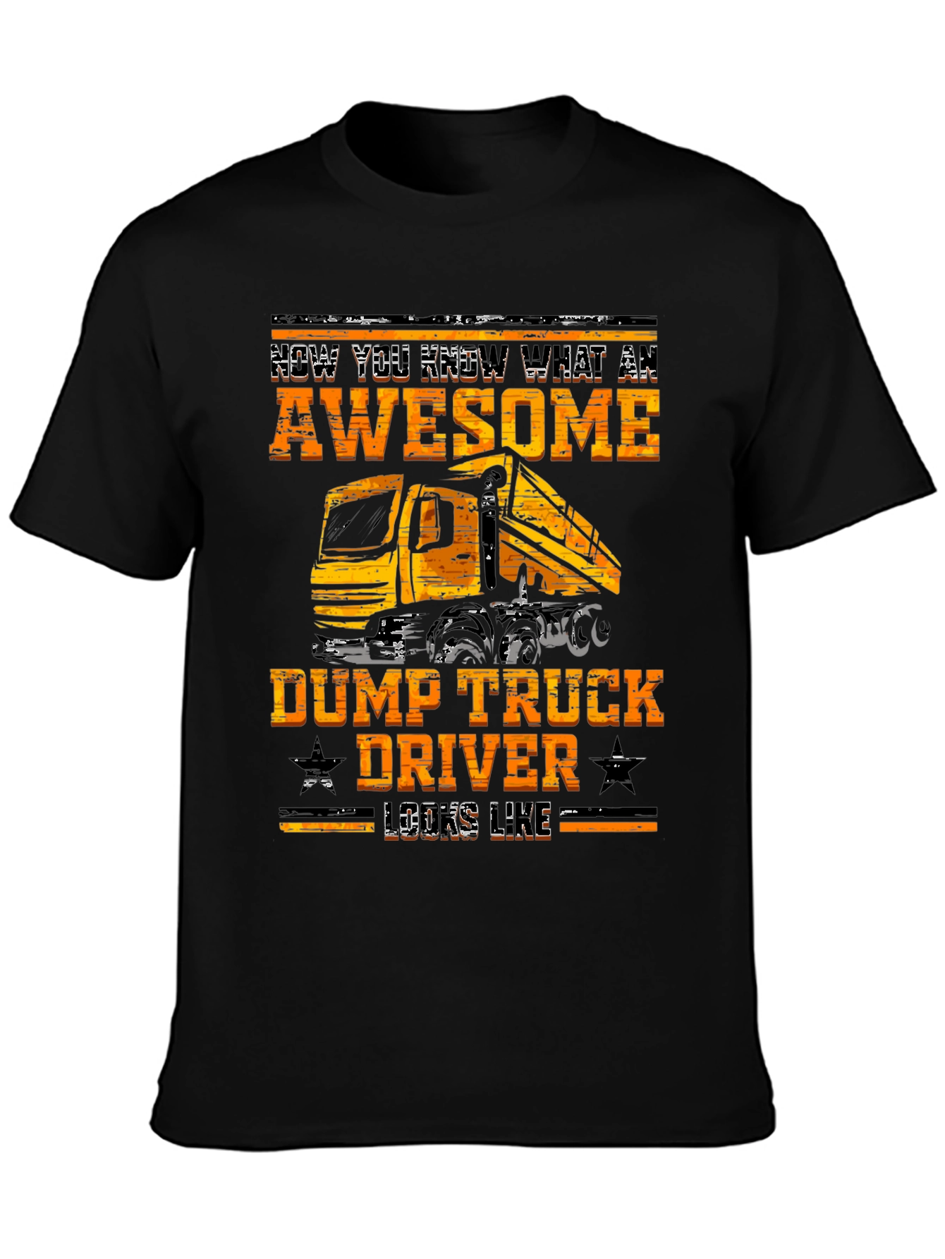 Awesome Dump Truck Driver Graphic Tee