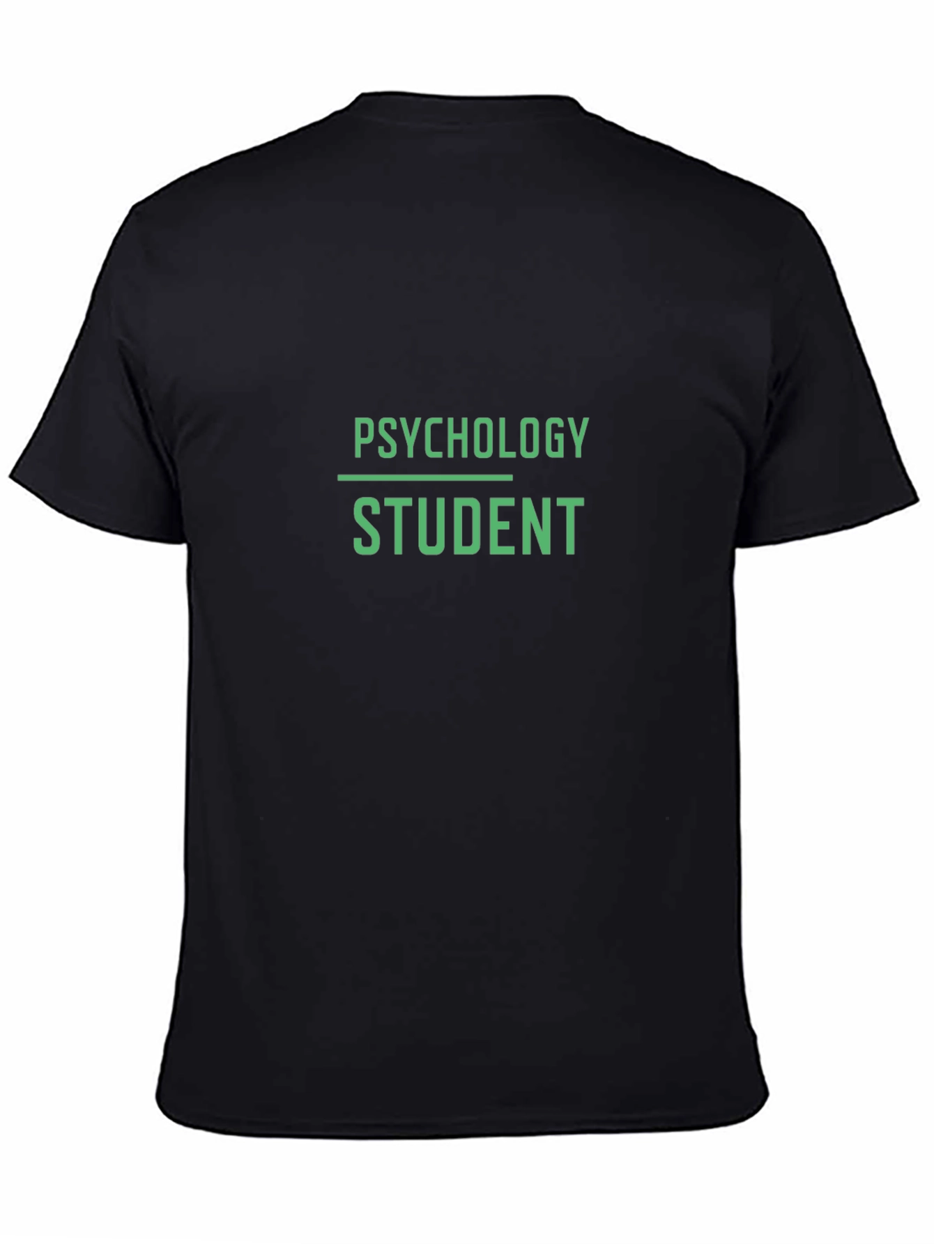 Psychology Student T-Shirt - Black Casual Tee