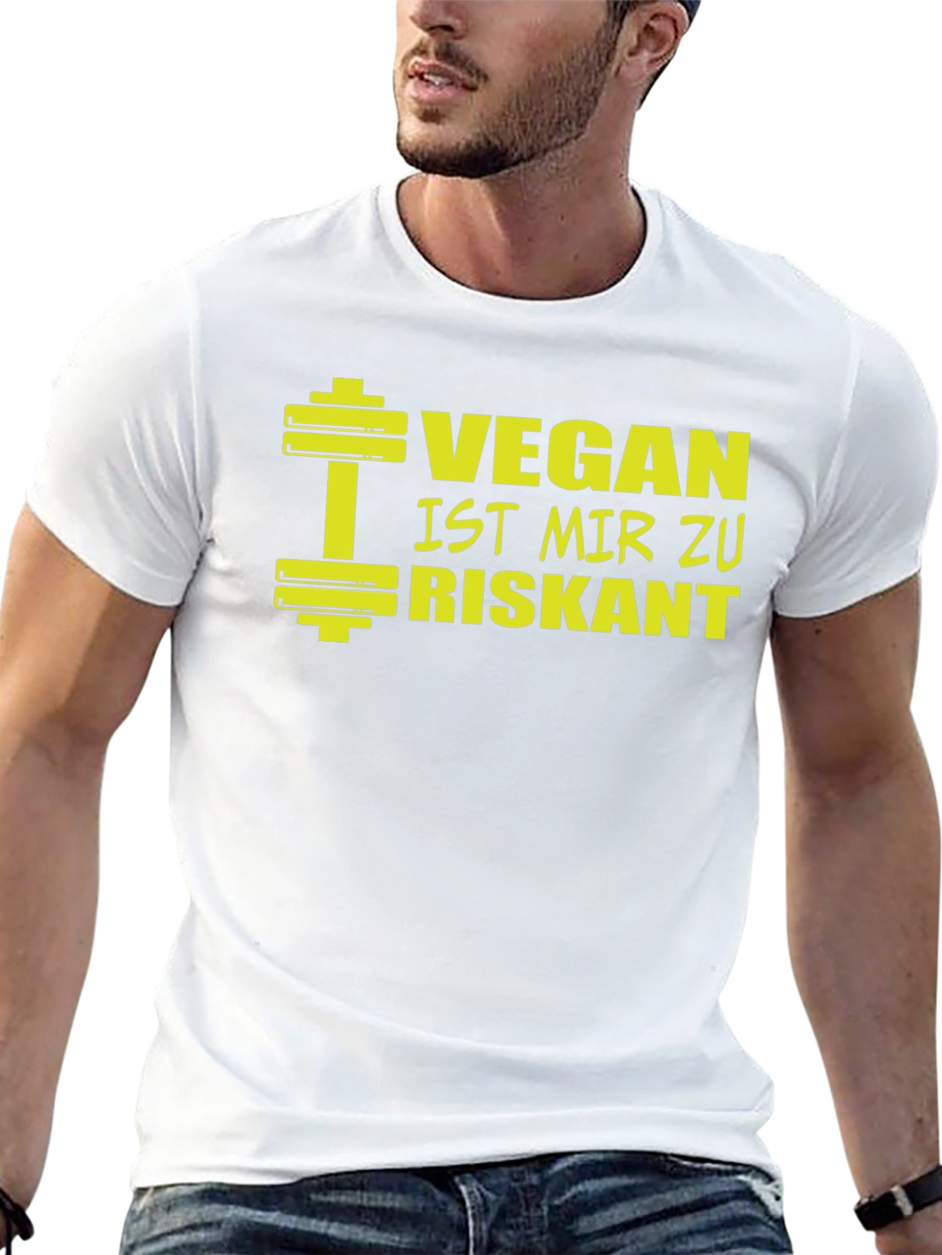 Vegan Too Risky Funny Graphic T-Shirt