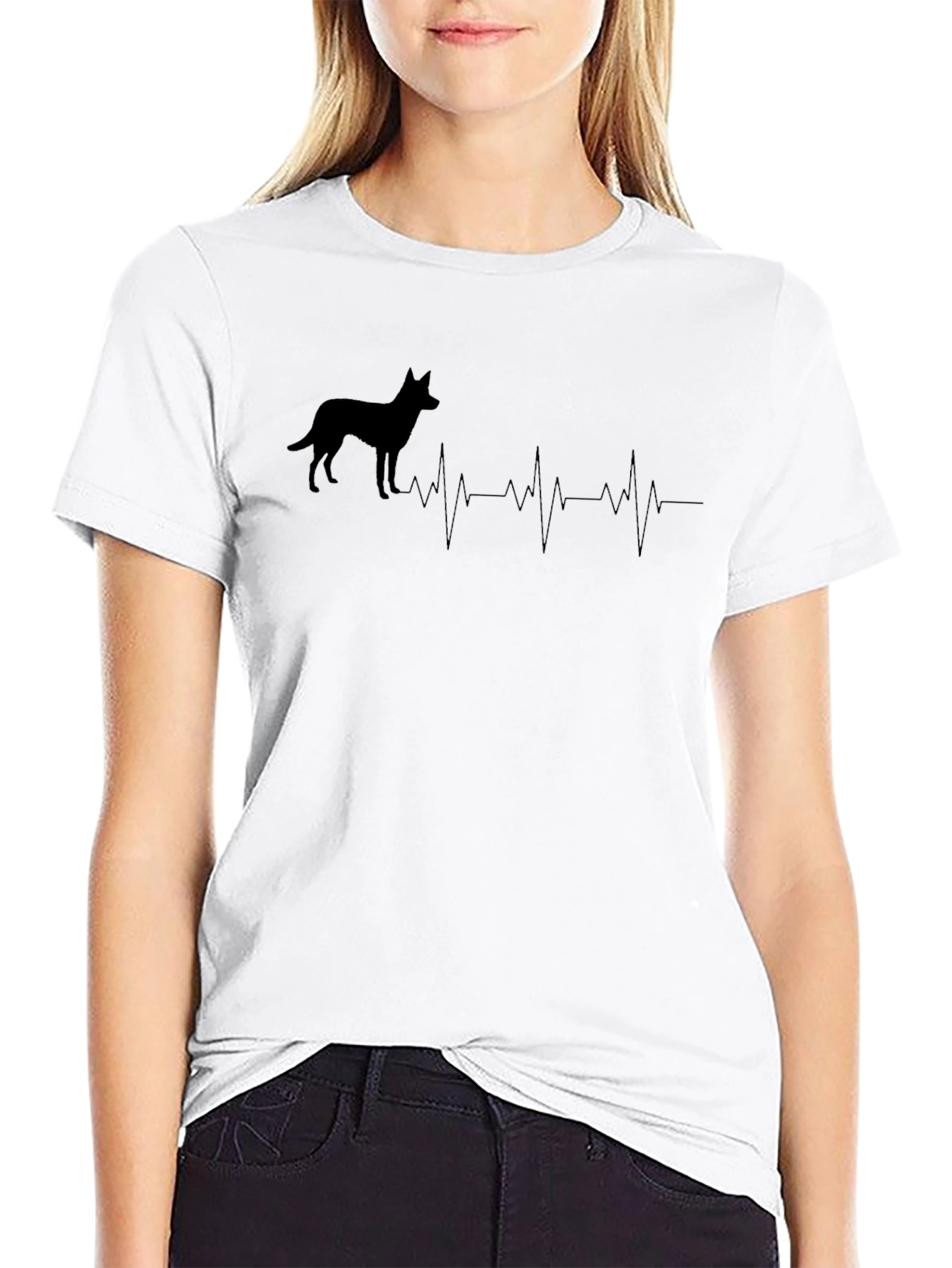 Dog Heartbeat T-Shirt - Animal Lover Tee