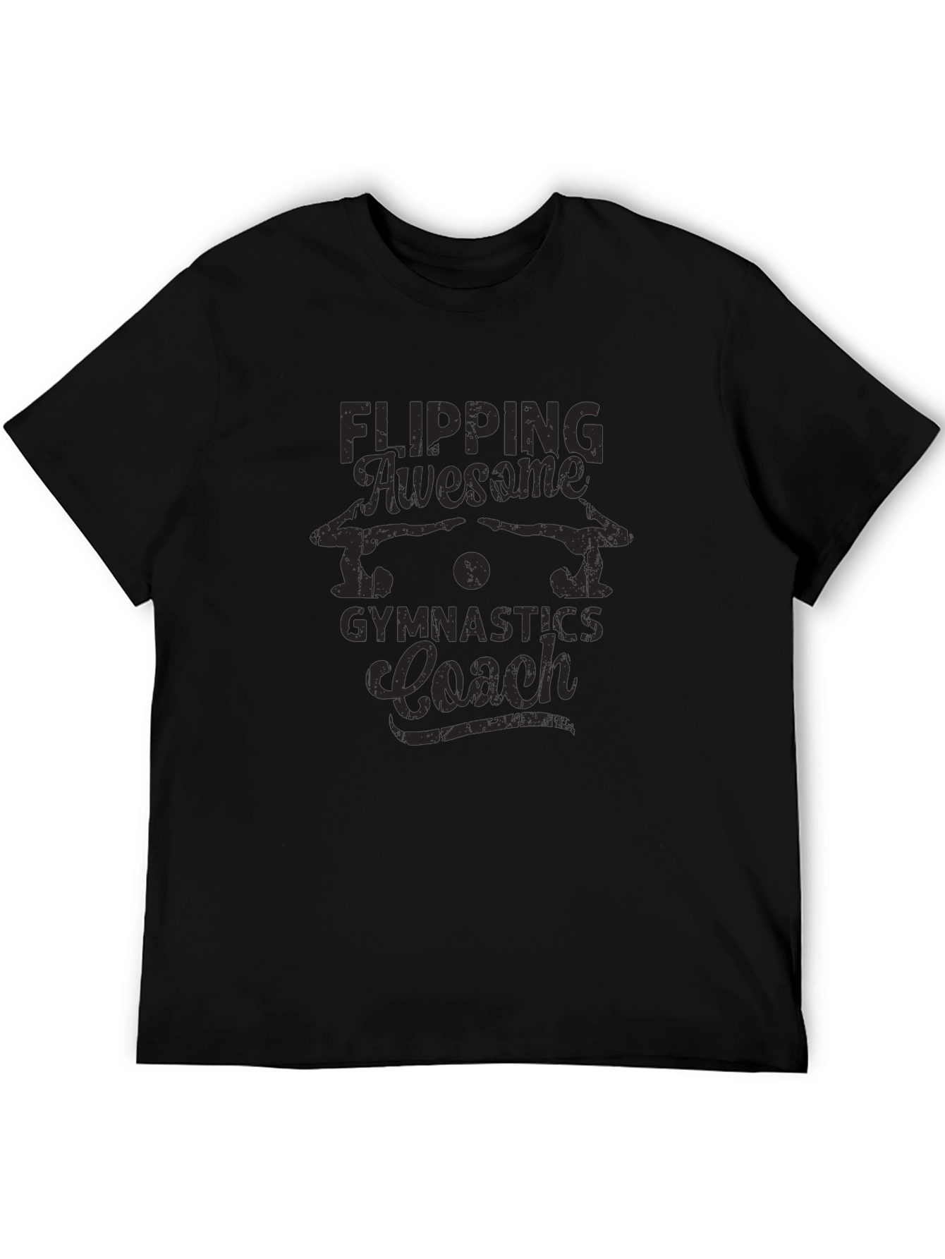 Gymnastics Coach Black T-Shirt