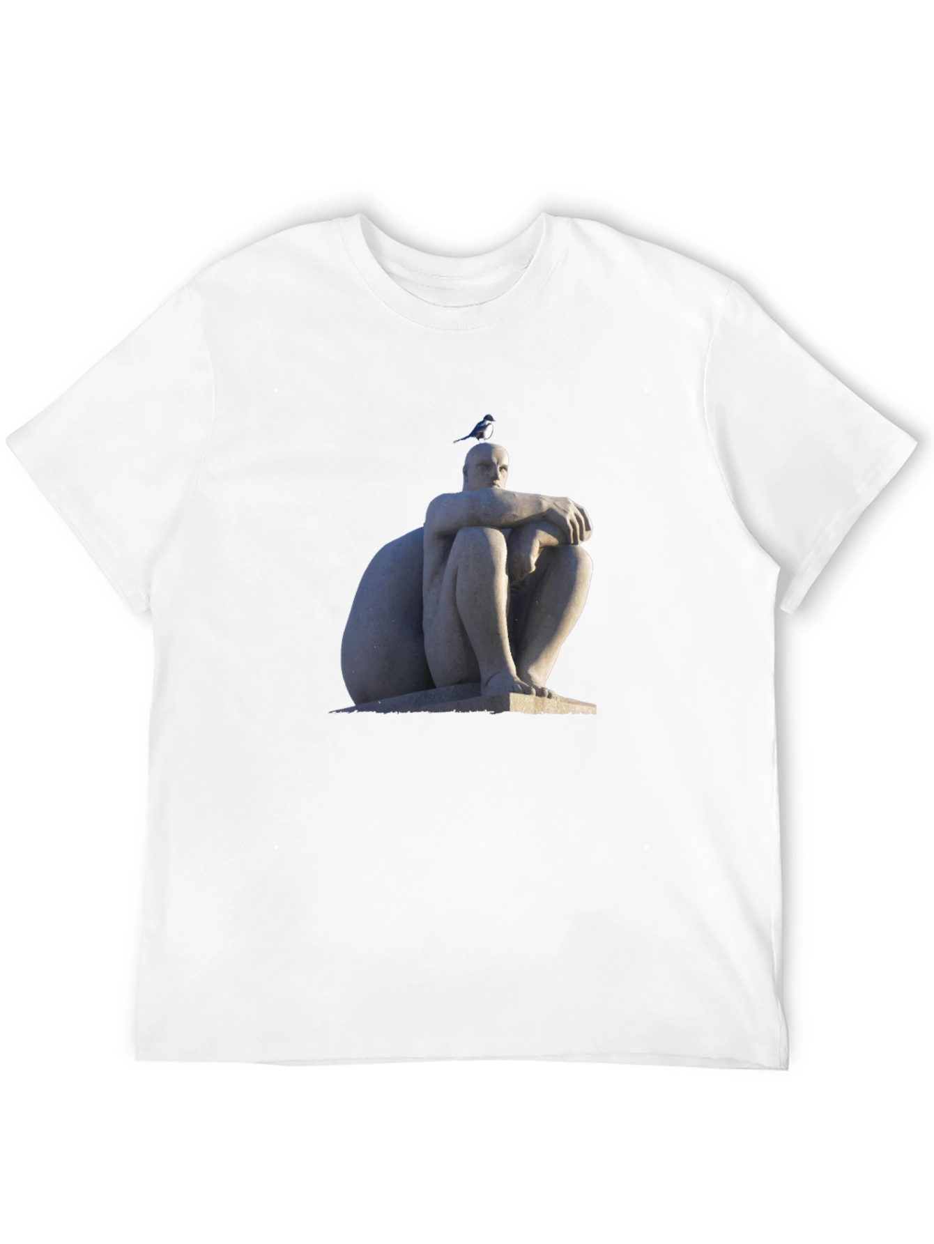 Statue Print Black T-Shirt