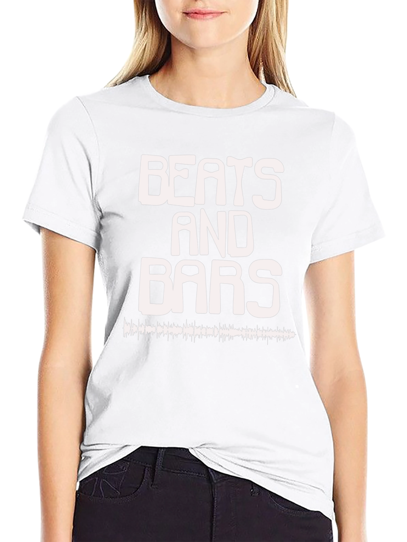 Beats and Bars Black Graphic Tee