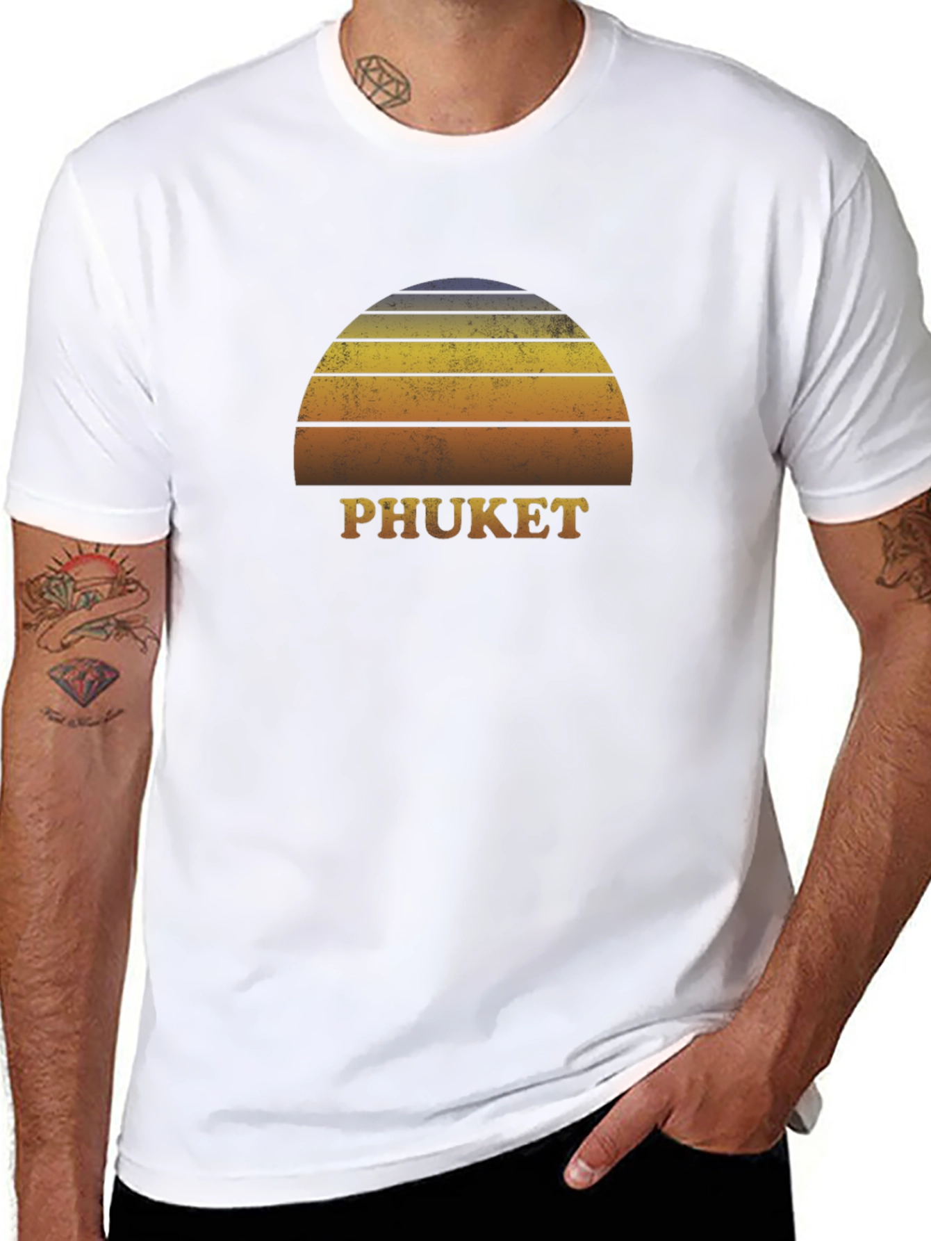 Phuket Retro Sunset T-Shirt