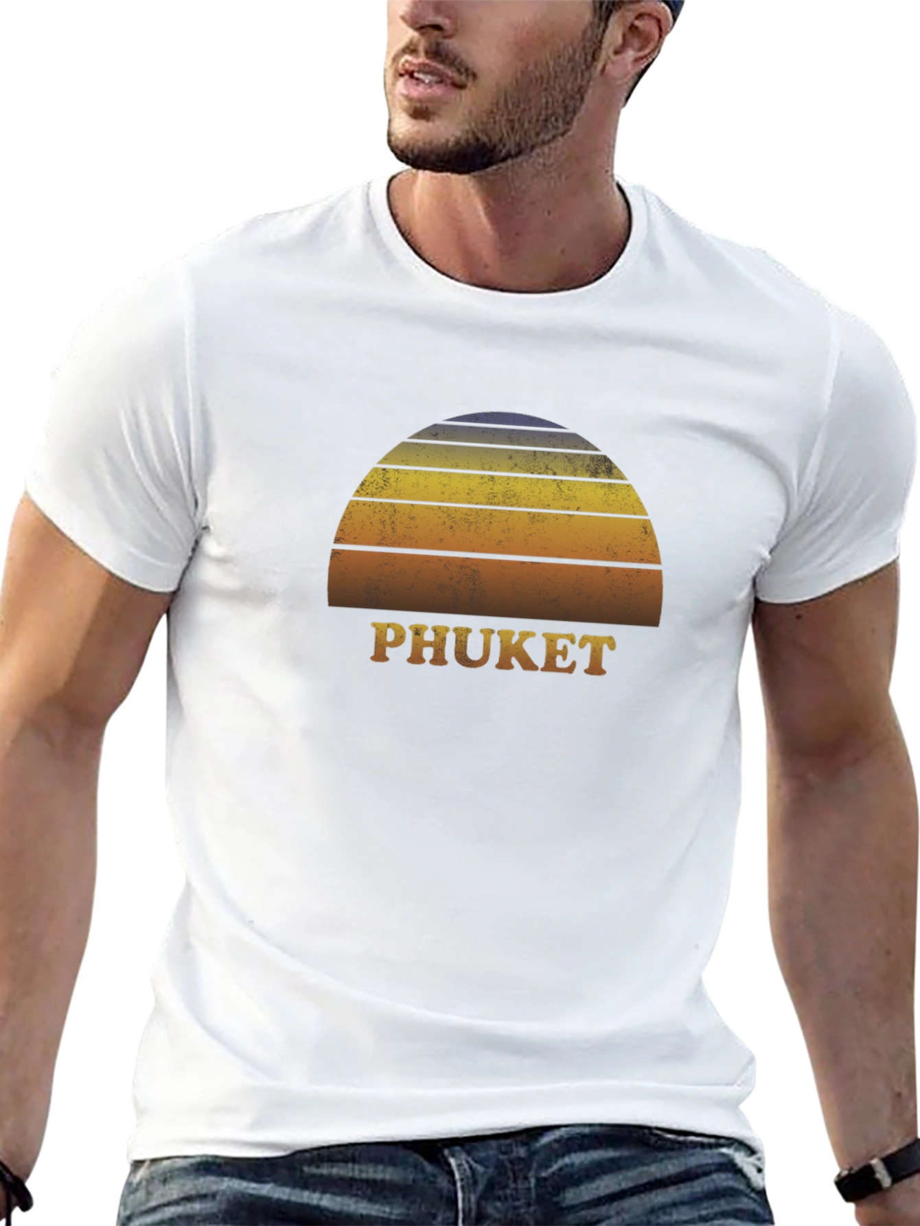 Phuket Retro Sunset T-Shirt