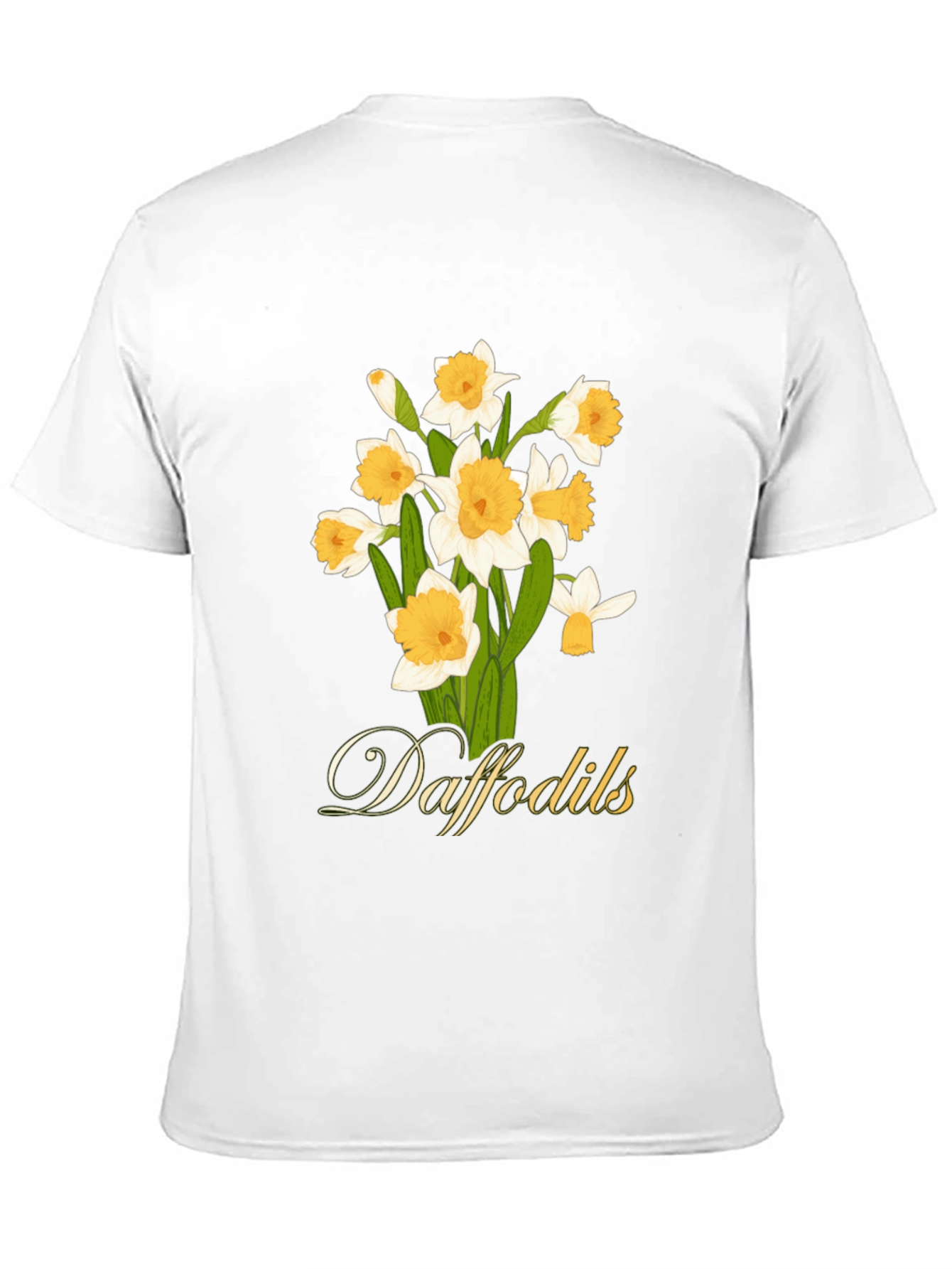 Daffodils Graphic T-Shirt - Black