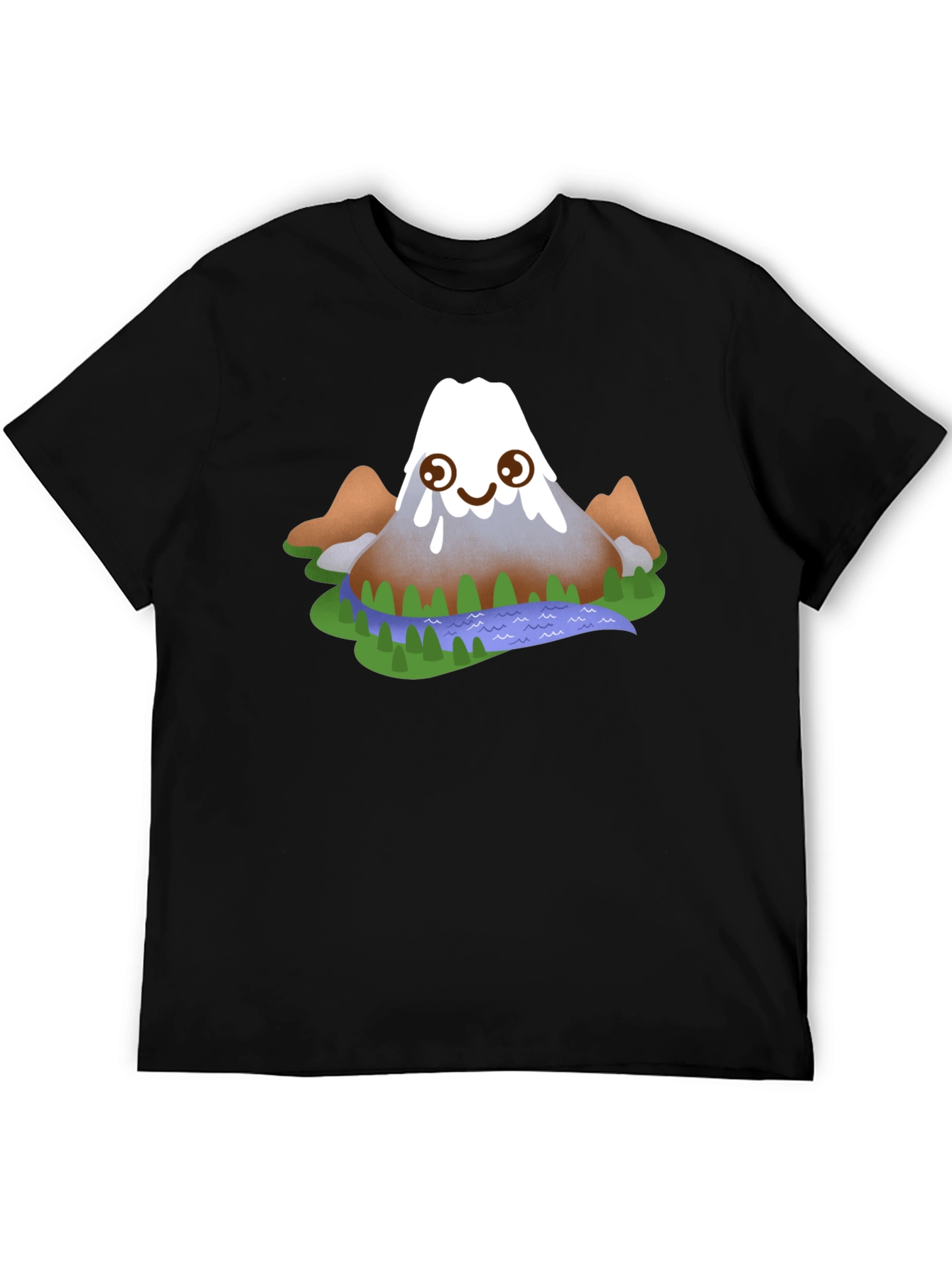 Cartoon Mountain Graphic Tee