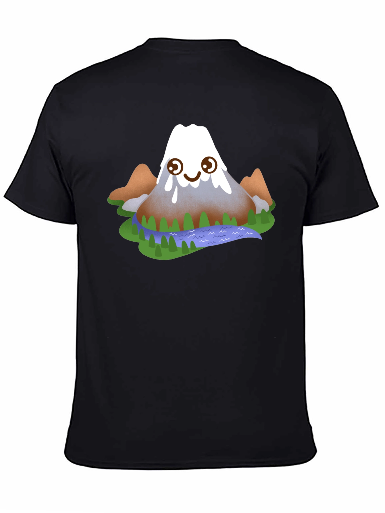 Cartoon Mountain Graphic Tee