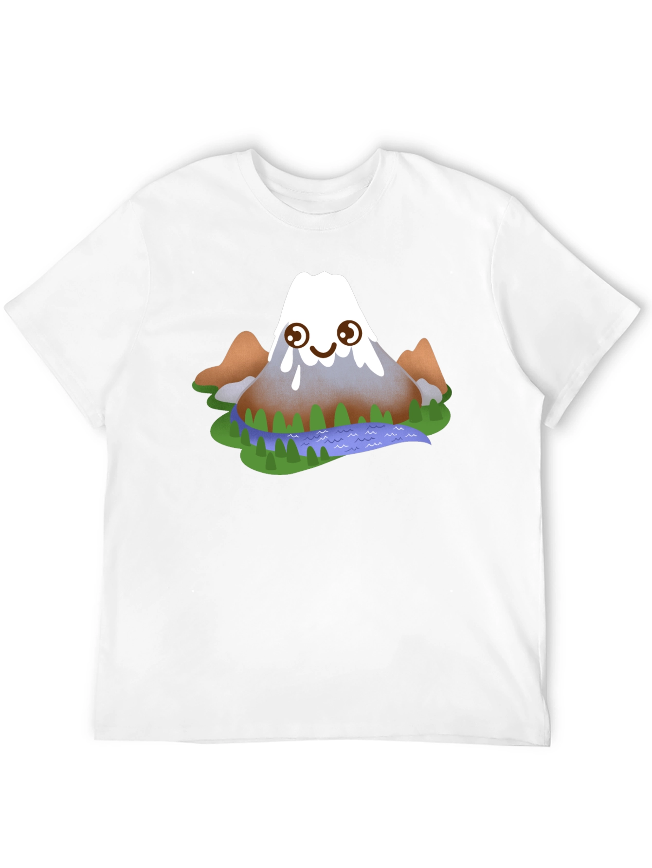 Cartoon Mountain Graphic Tee
