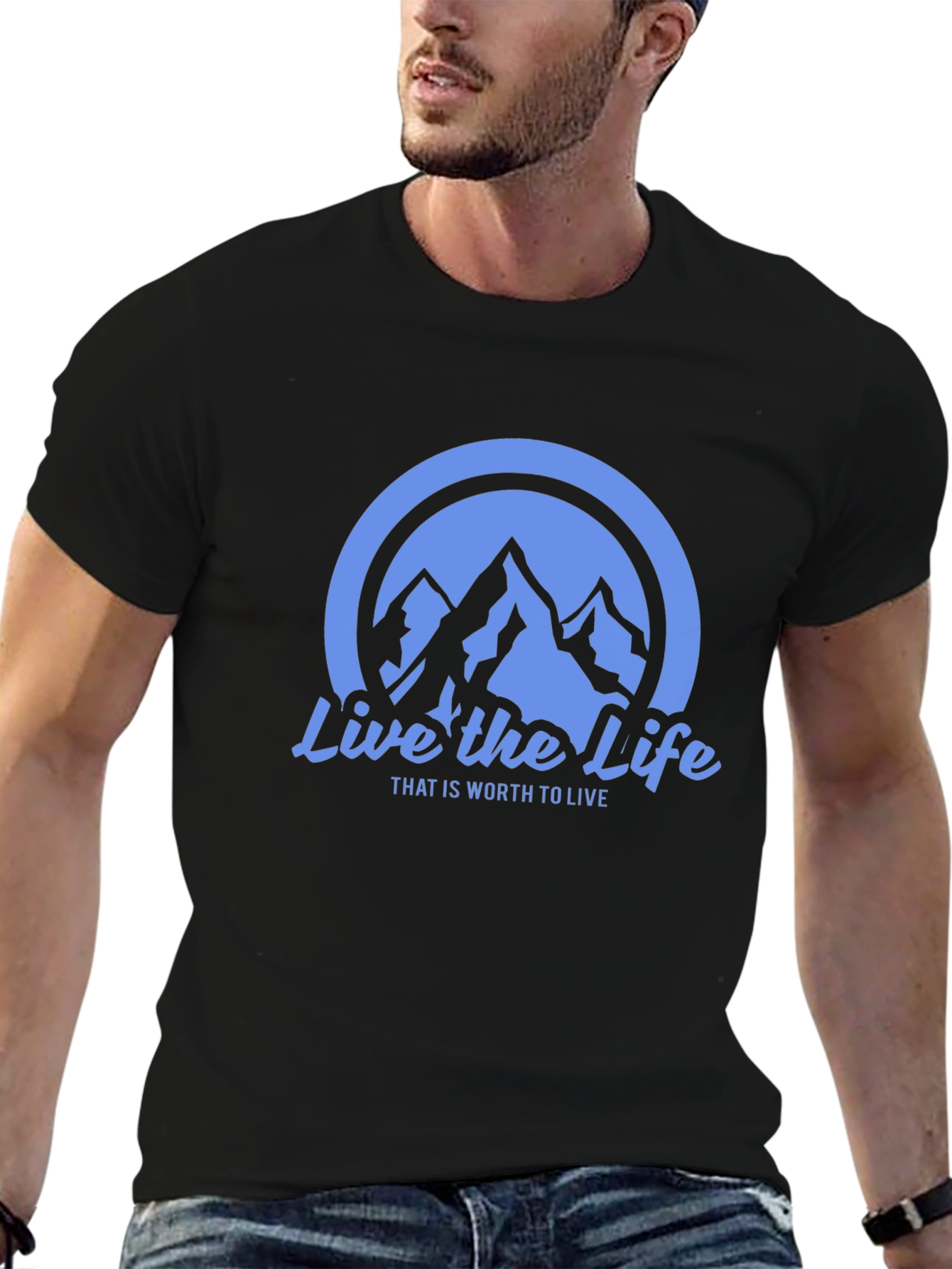 Live the Life Mountain Graphic T-Shirt