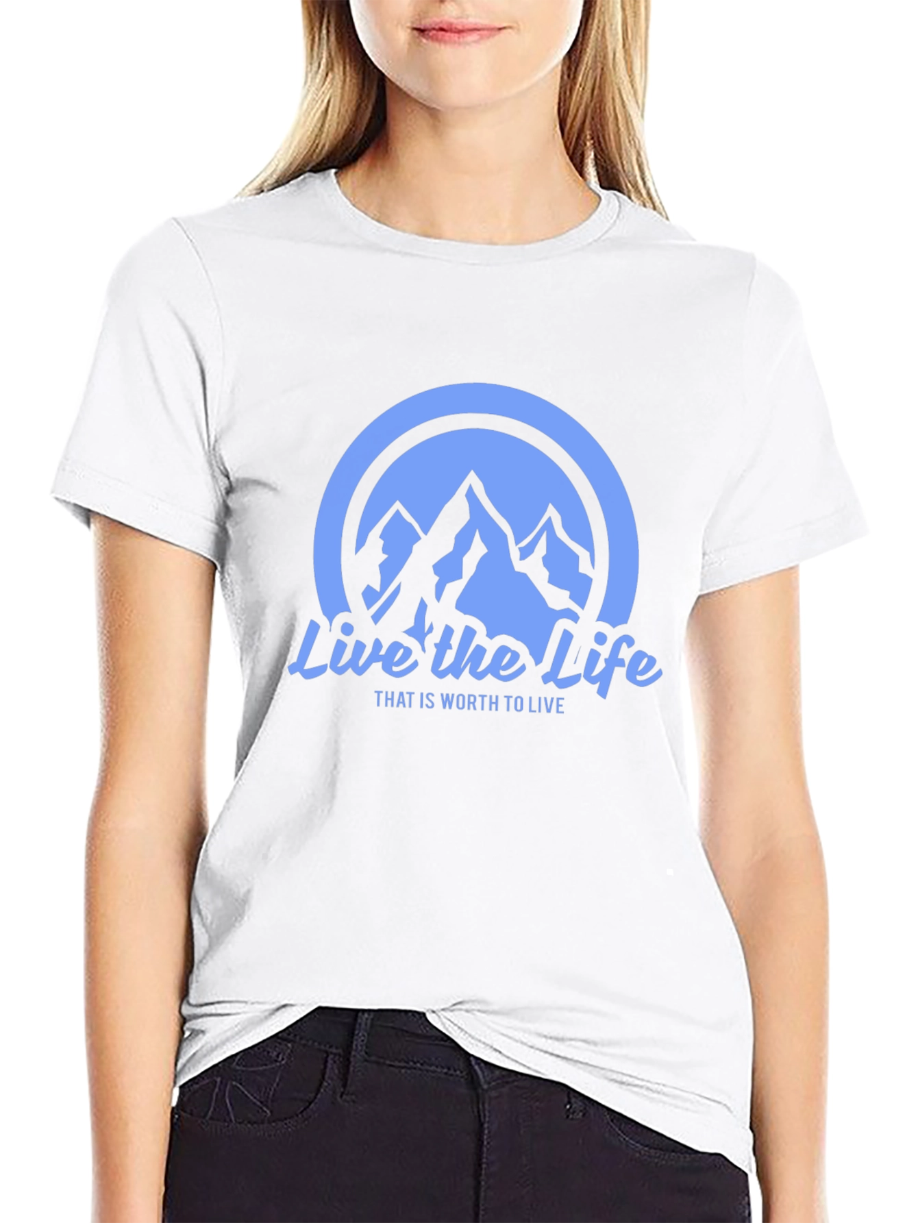 Live the Life Mountain Graphic T-Shirt