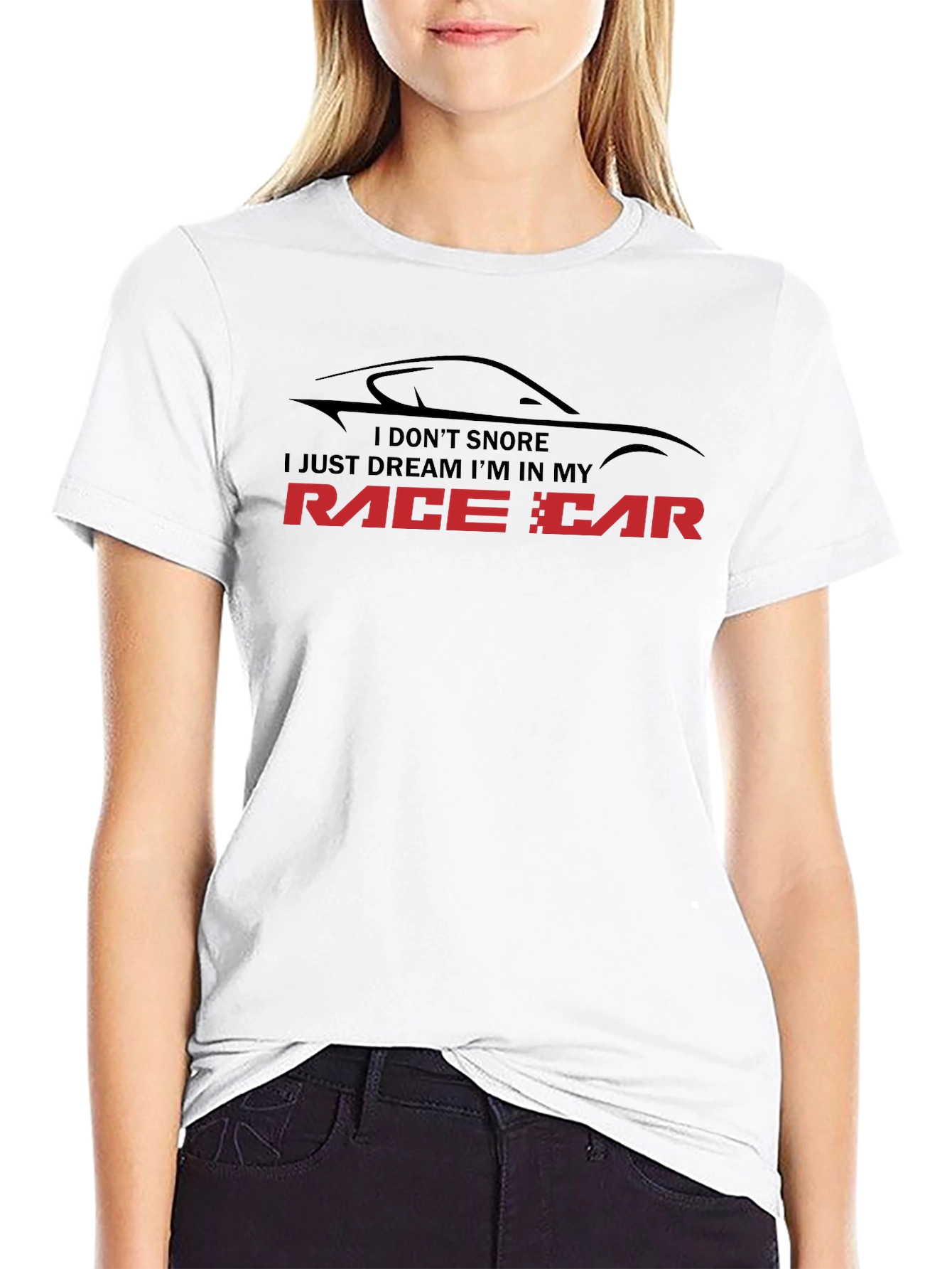 Race Car Dream T-Shirt - Black Graphic Tee