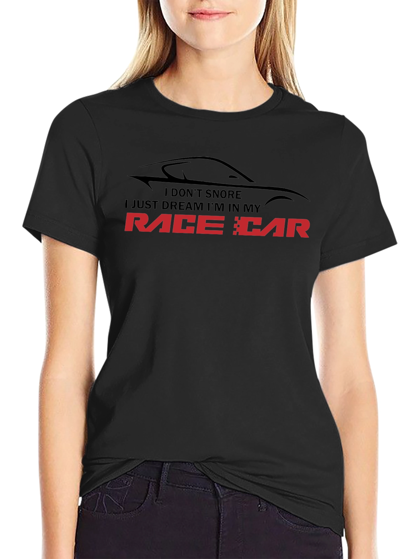 Race Car Dream T-Shirt - Black Graphic Tee