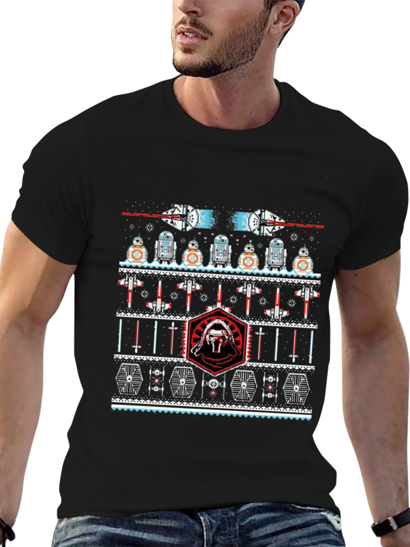 Star Wars Ugly Christmas Sweater T-Shirt