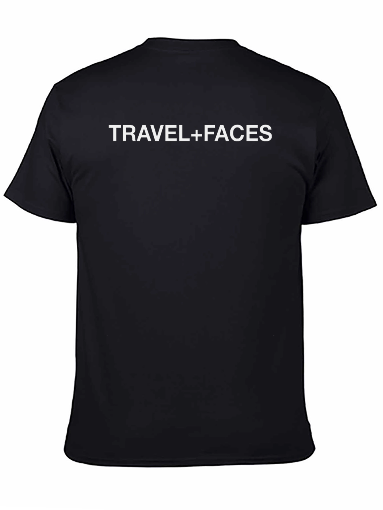 Travel + Faces Graphic Tee - Mens Black T-Shirt