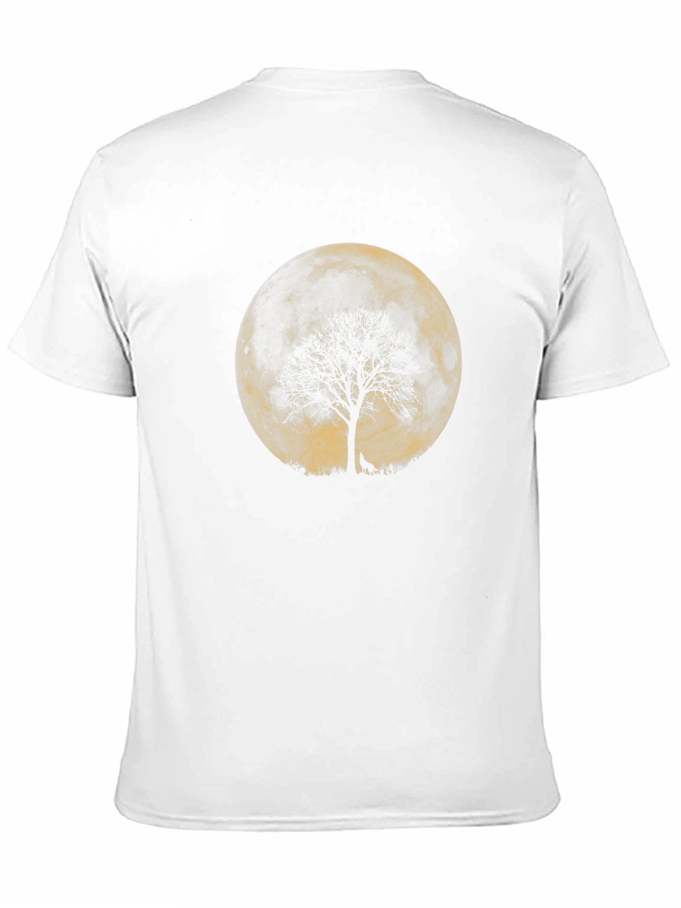 Wolf Moon Tree Graphic Tee - Black