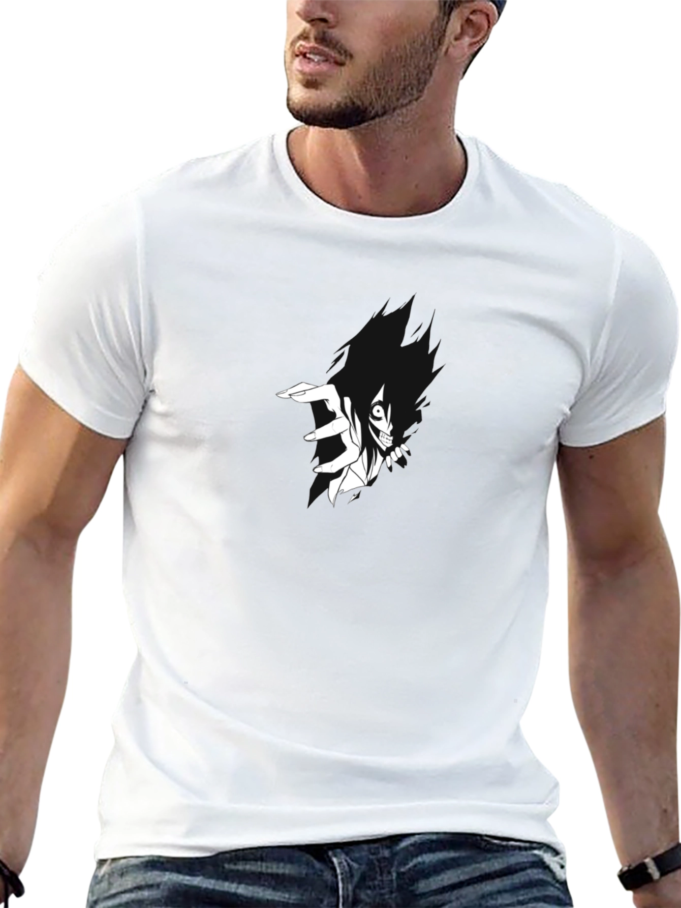 Creepy Anime Graphic Tee