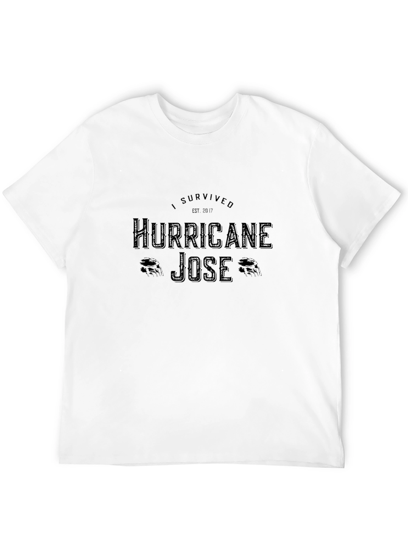 I Survived Hurricane Jose Black T-Shirt