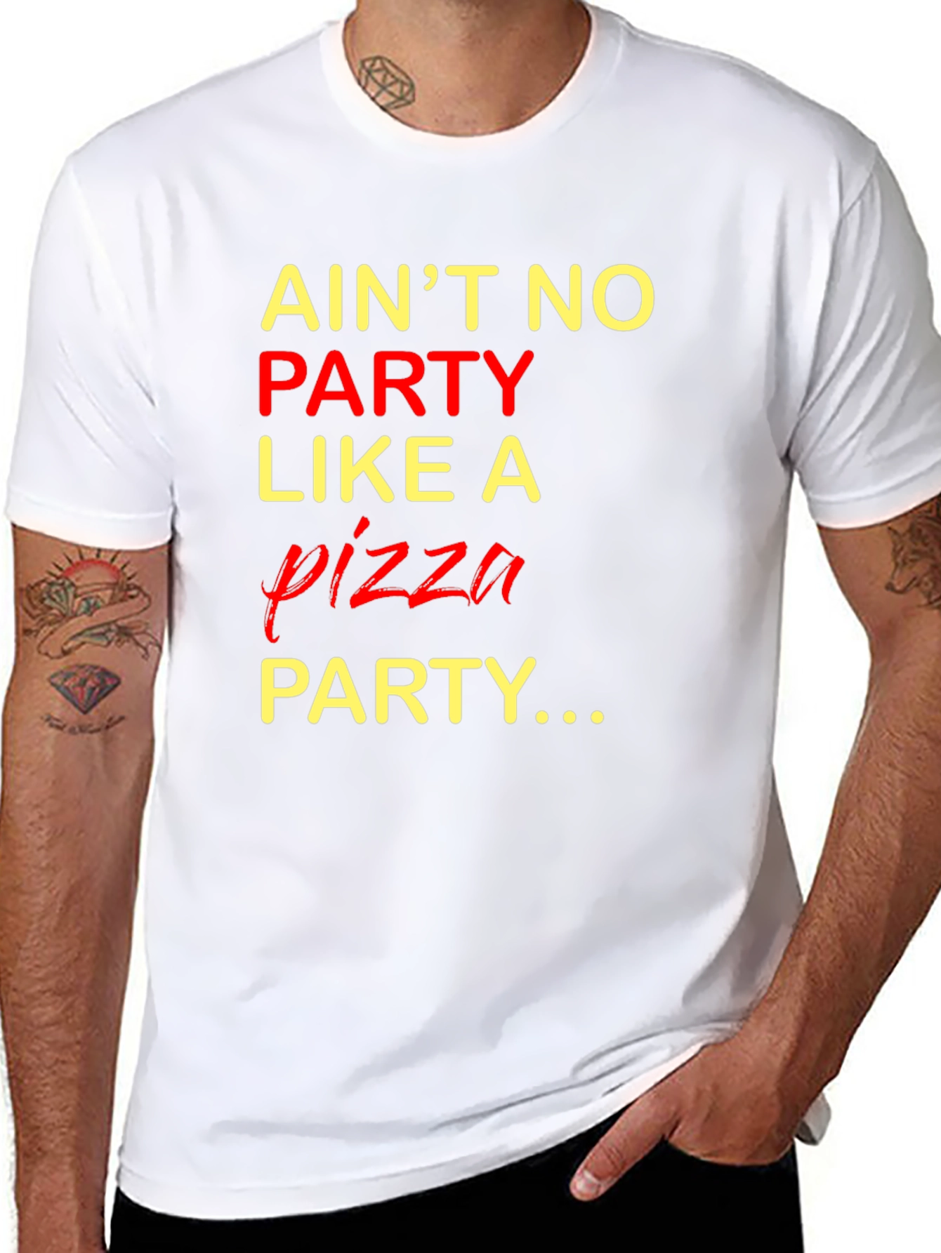 Pizza Party T-Shirt - Funny Graphic Tee
