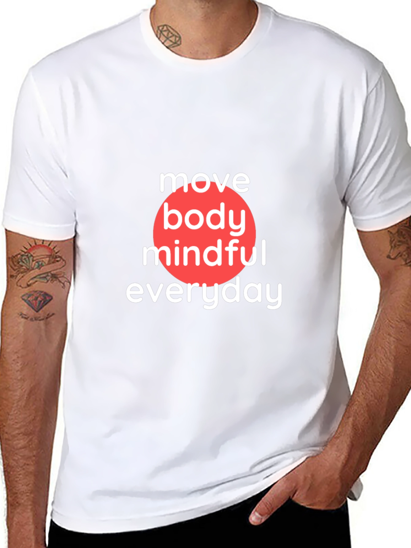 Move Body Mindful Everyday Black T-Shirt