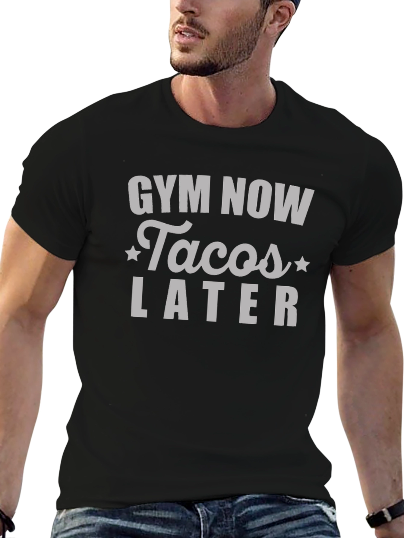 Gym Now Tacos Later Graphic Tee