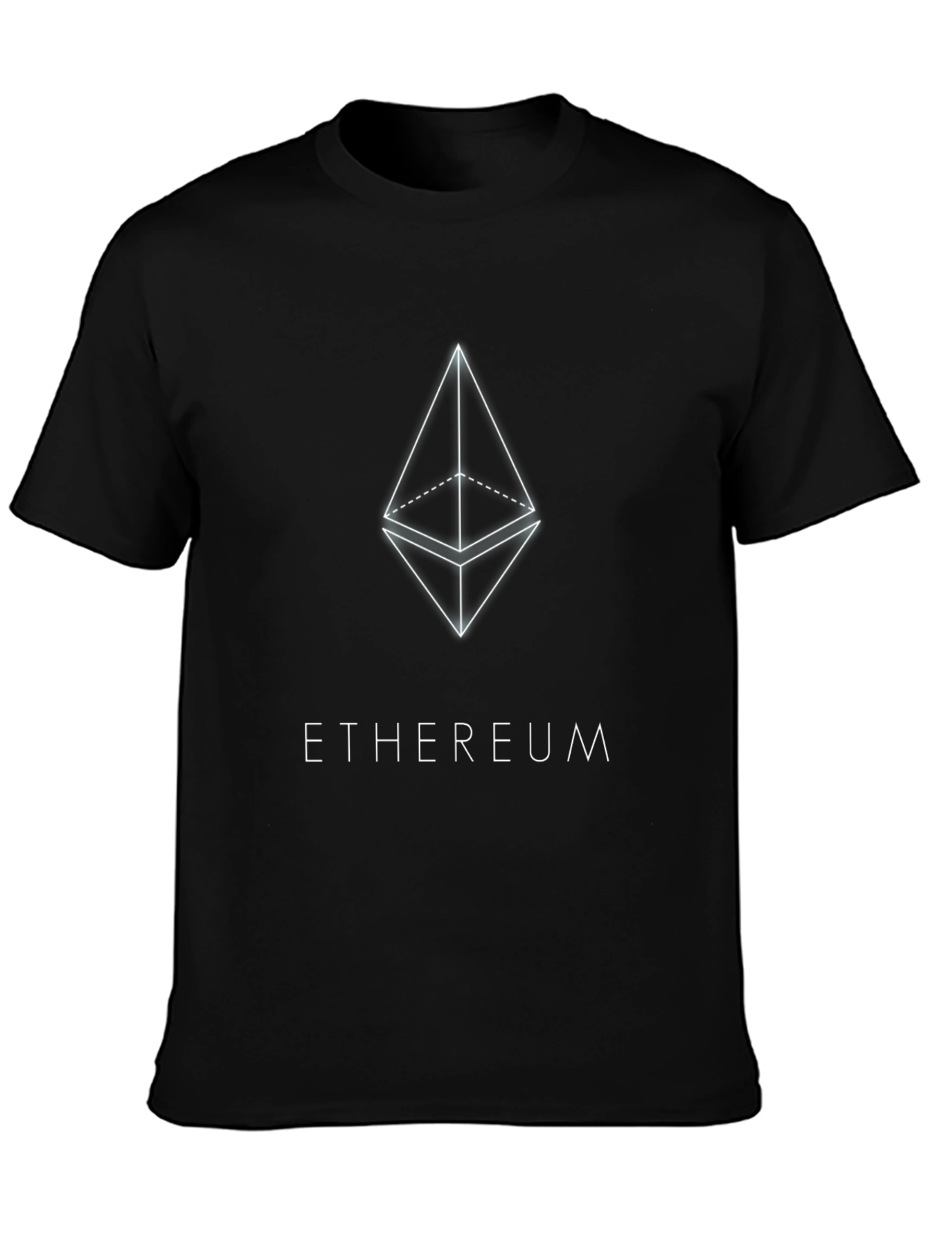Ethereum Crypto Black T-Shirt for Crypto Enthusiasts