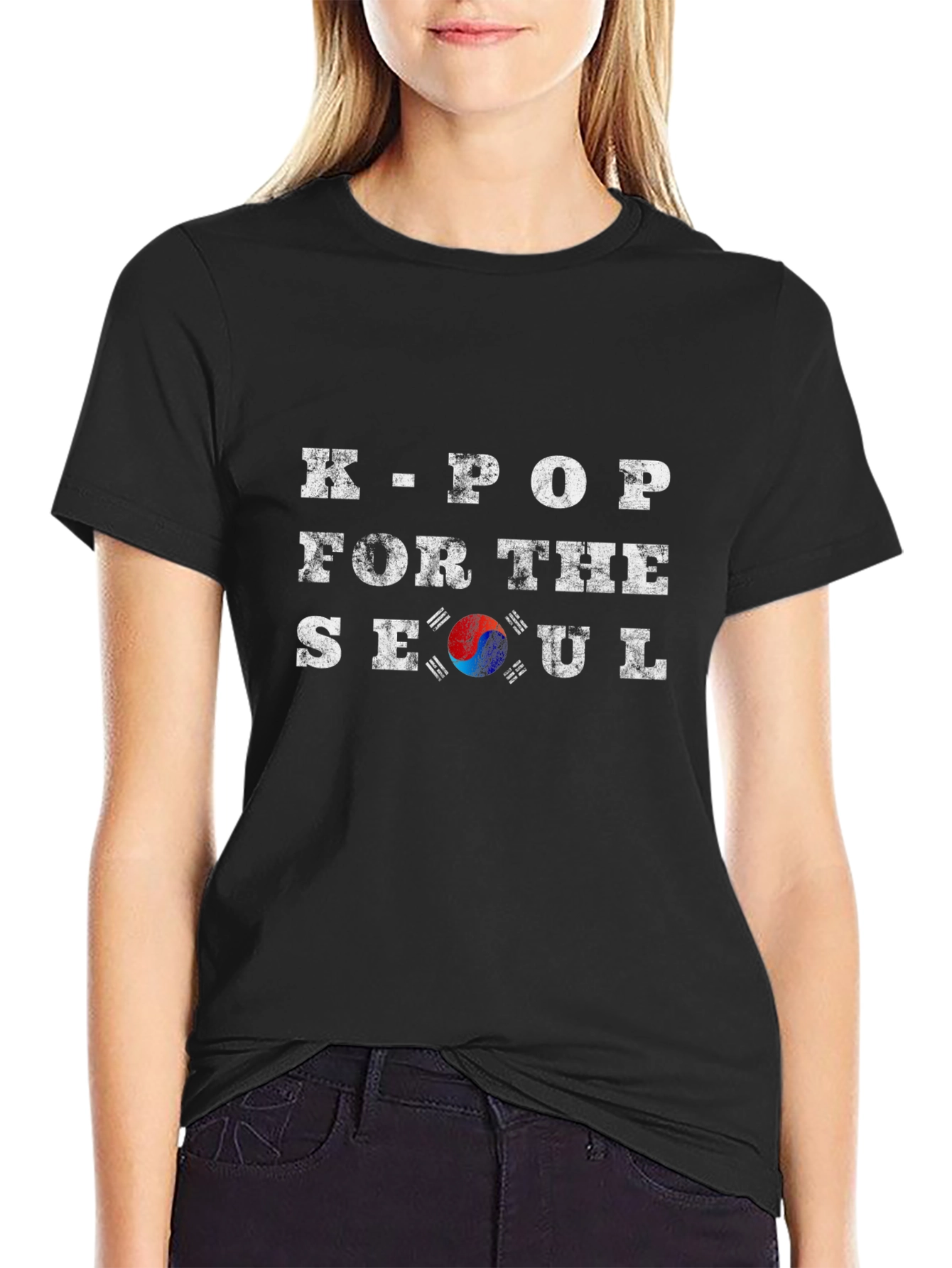 K-Pop For The Seoul Black T-Shirt