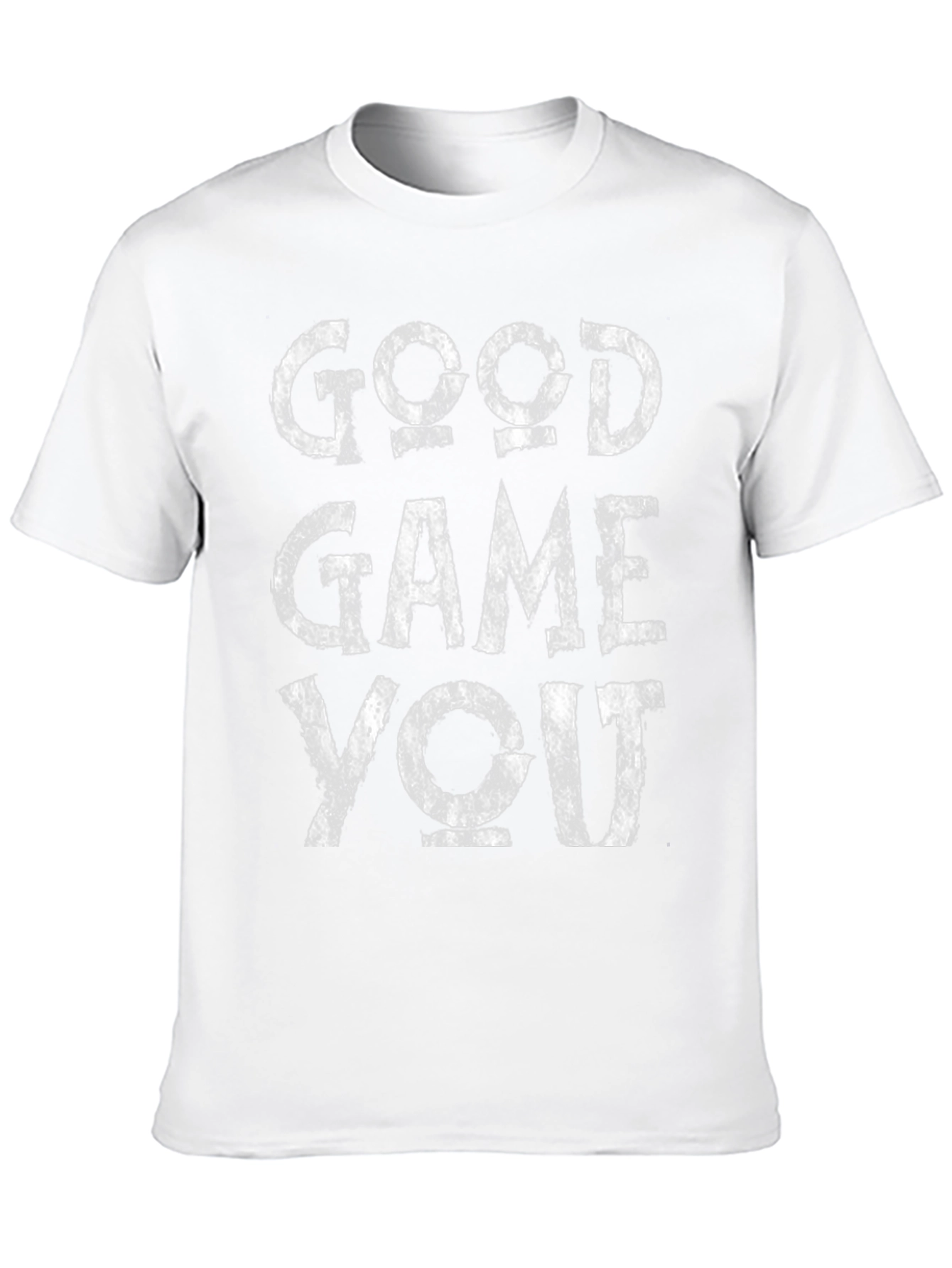 Good Game You Graphic Tee - Black Cotton T-Shirt