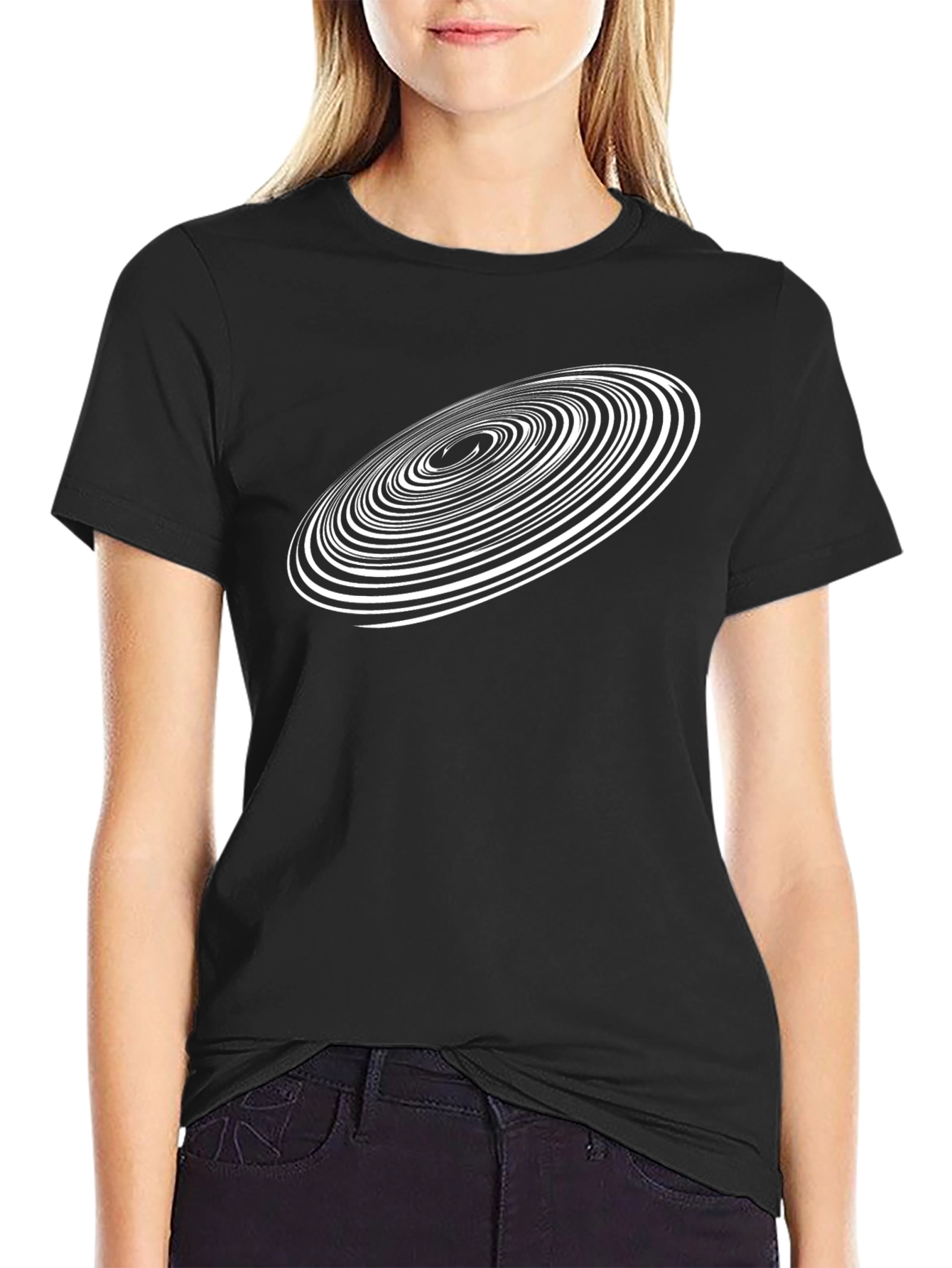 Spiral Graphic Tee - Modern Design Comfortable Fit