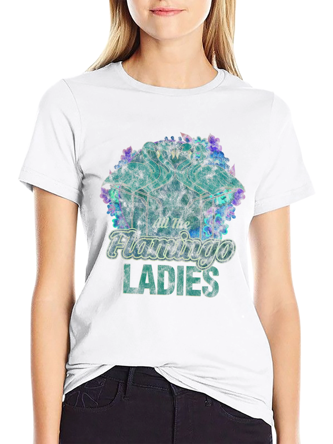 All Too Flamingo Ladies Graphic Tee