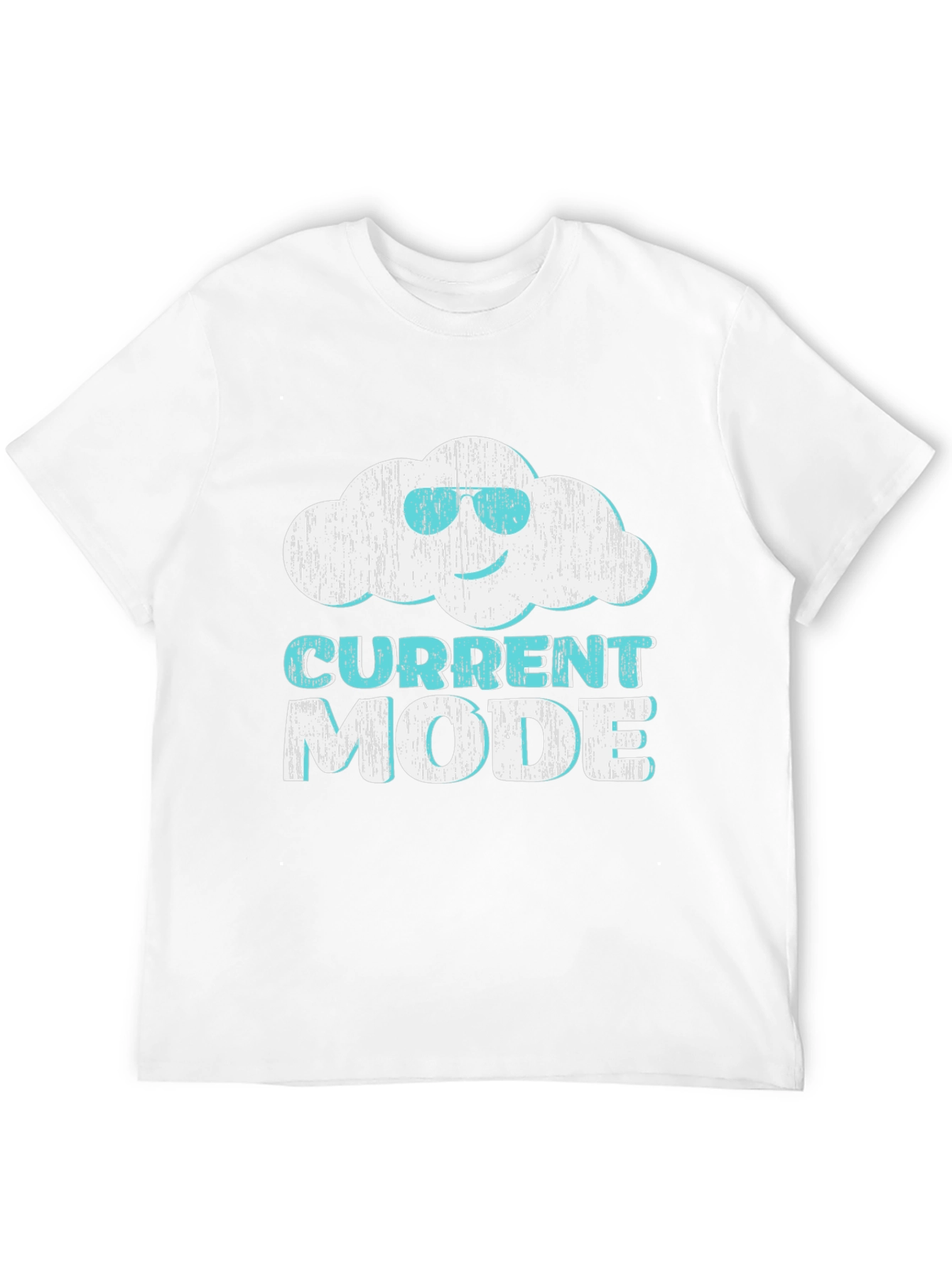 Current Mode Cloud Graphic T-Shirt - Relaxed Style