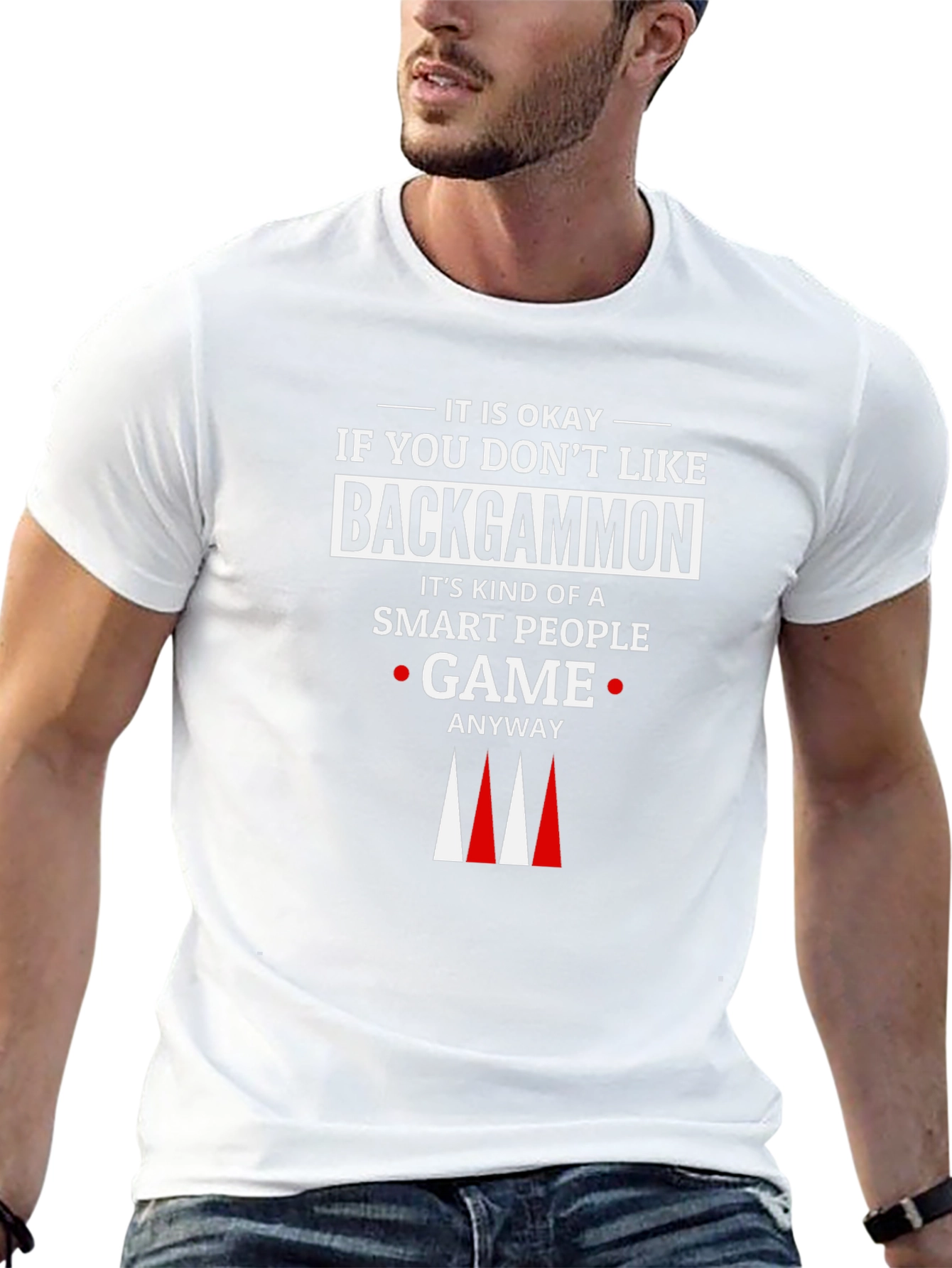 Backgammon Smart People Game T-Shirt