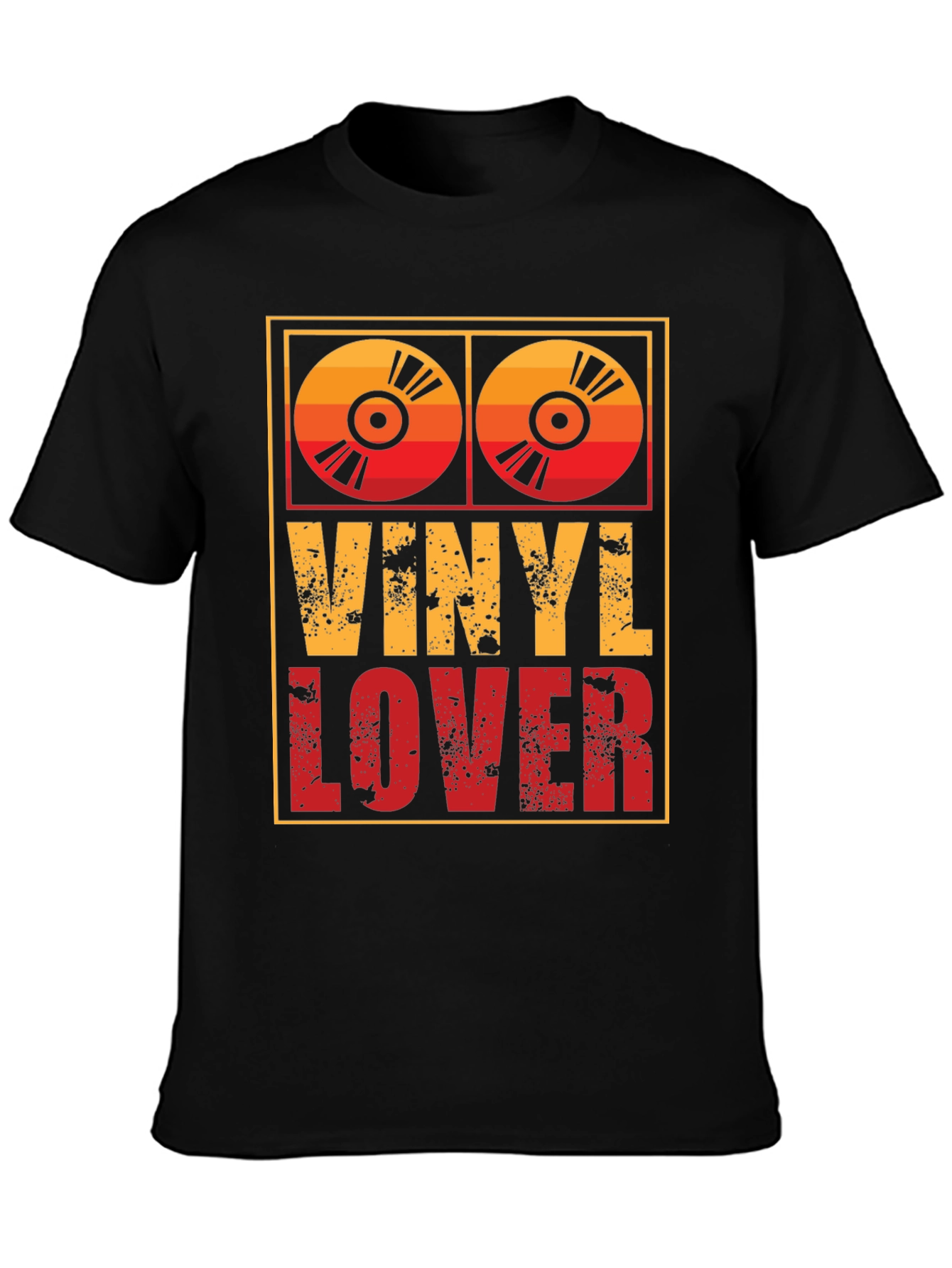 Retro Vinyl Lover T-Shirt - Music Fan Tee