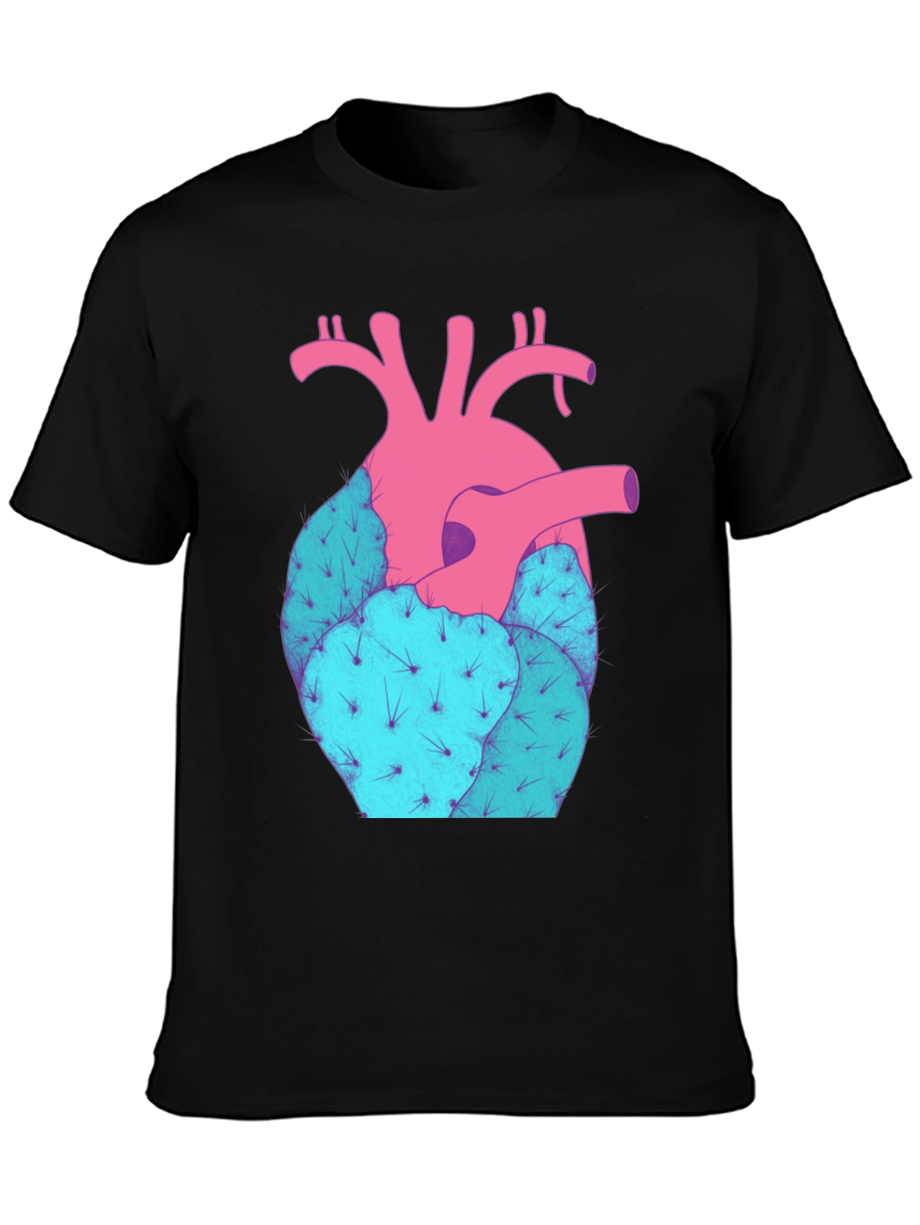 Heart Cactus Graphic Tee - Unisex