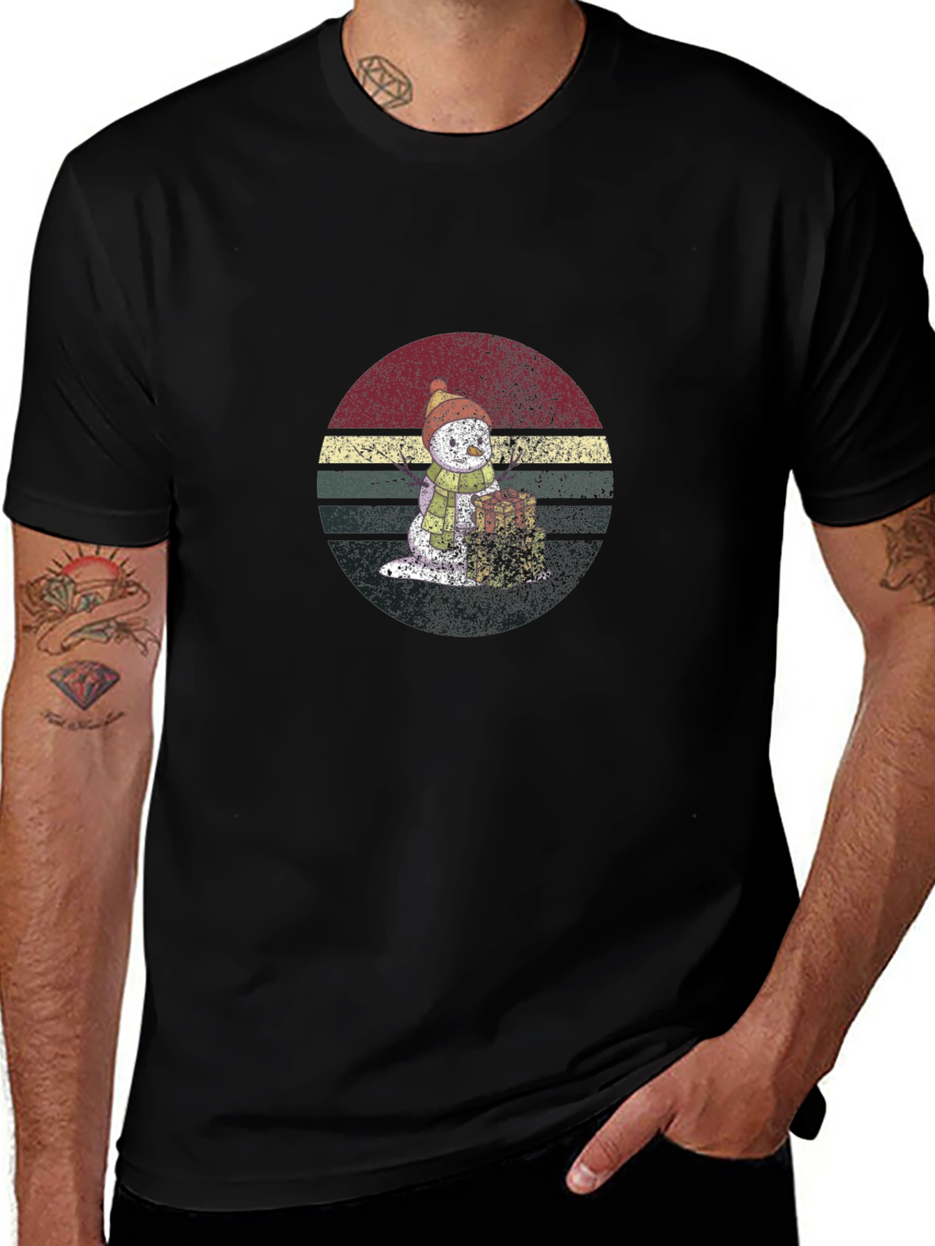 Retro Snowman T-Shirt
