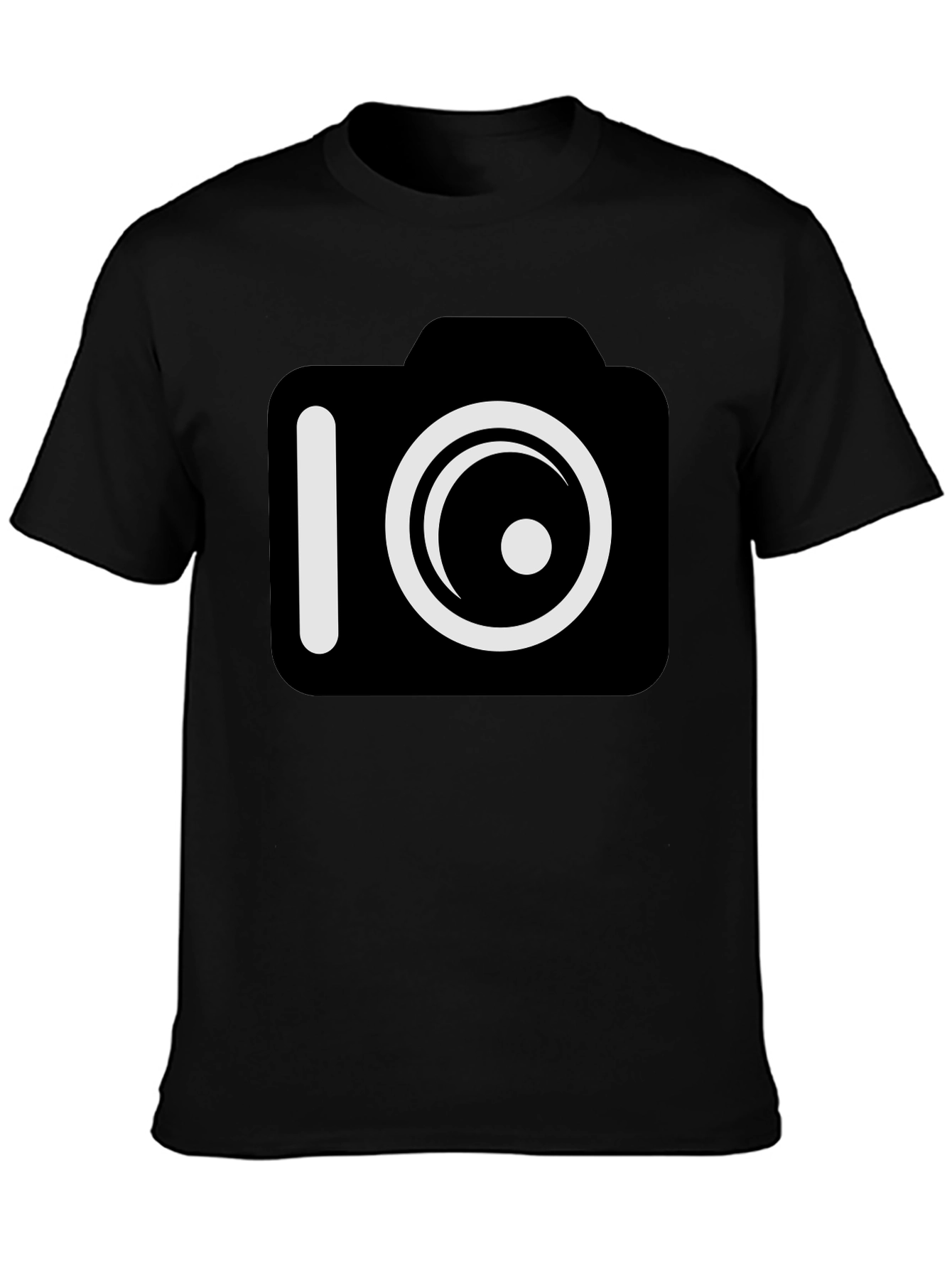 Camera Graphic Black T-Shirt