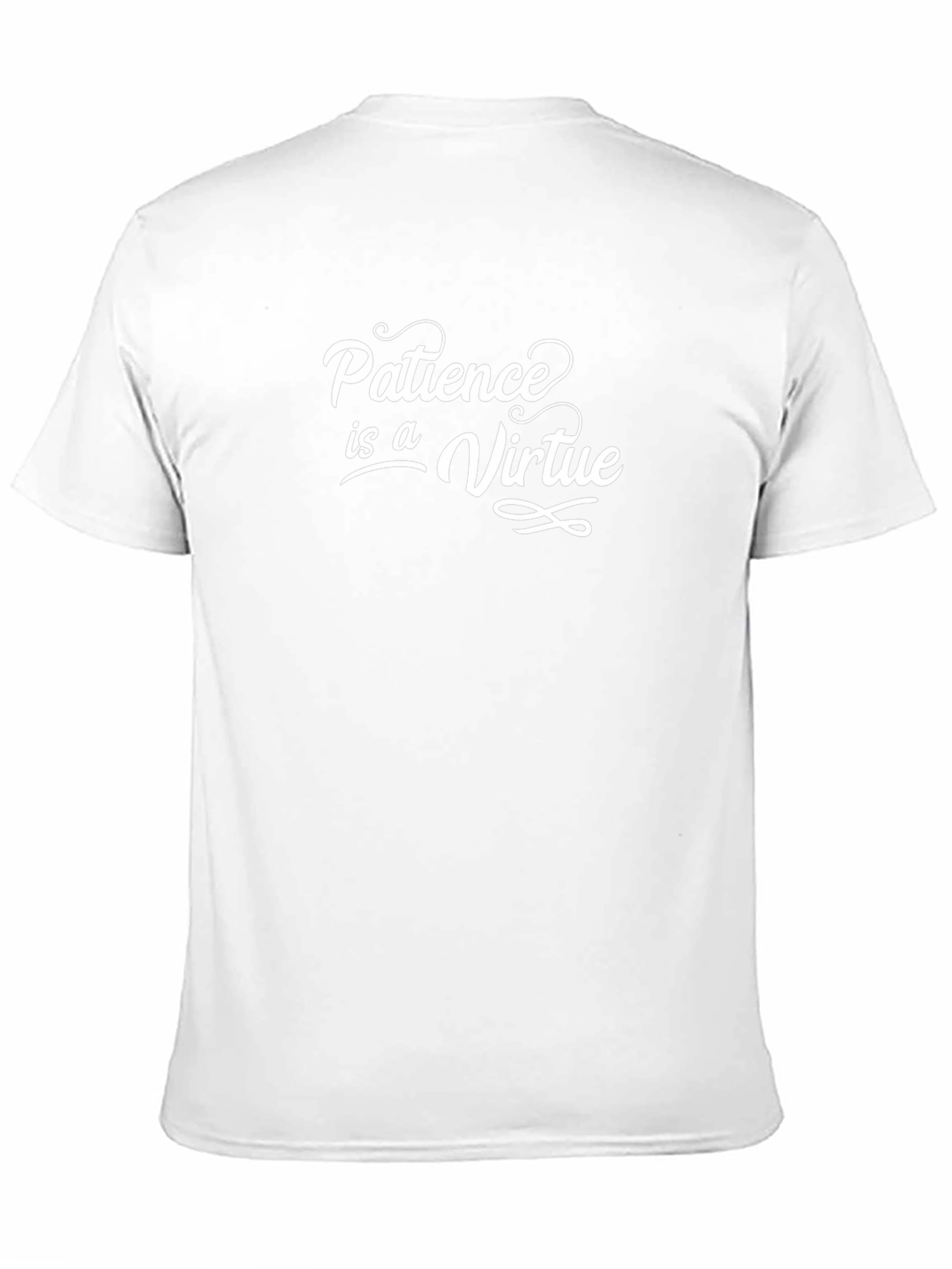 Patience is a Virtue Black T-Shirt