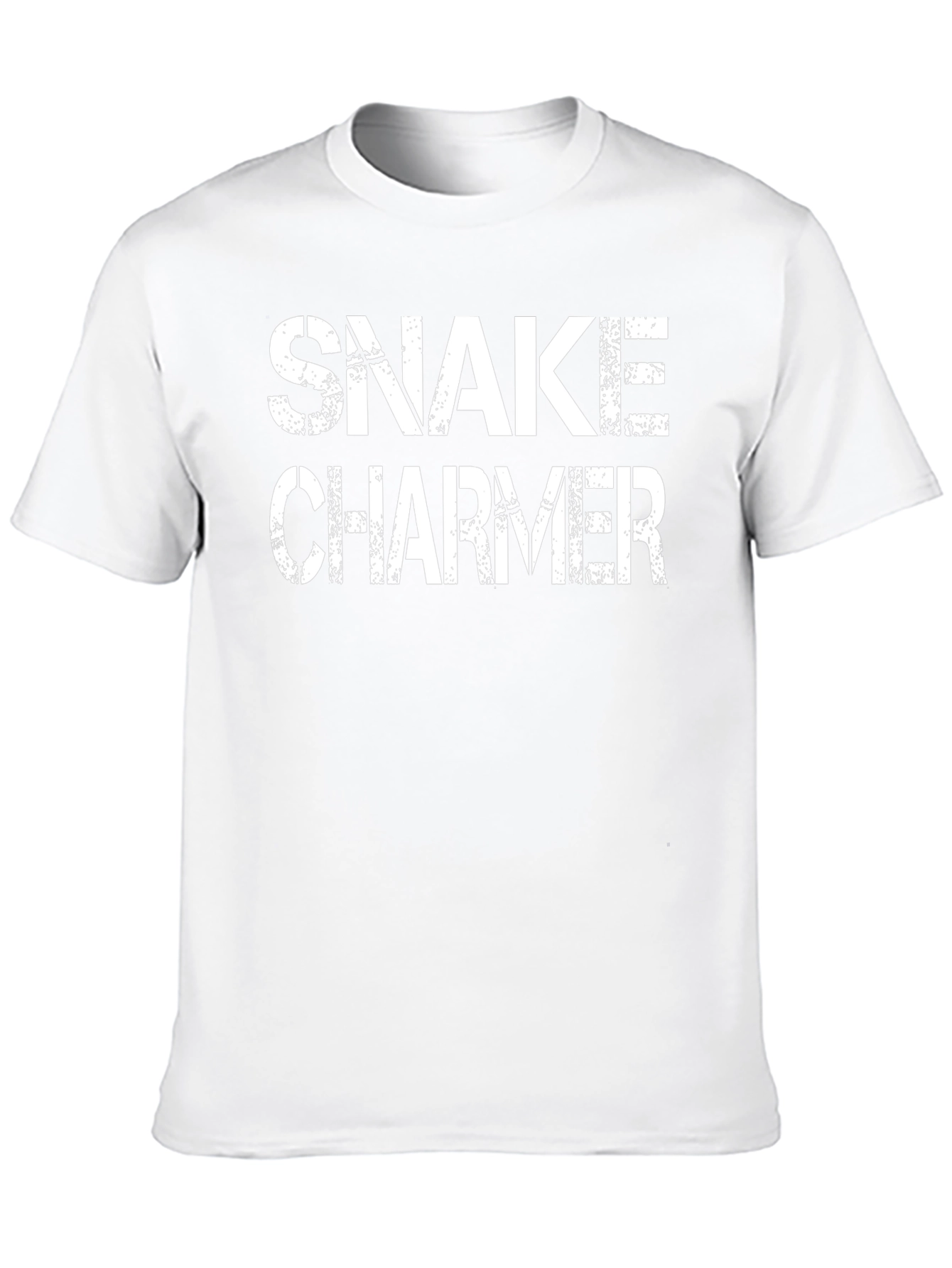 Snake Charmer Graphic Tee - Black Cotton T-Shirt